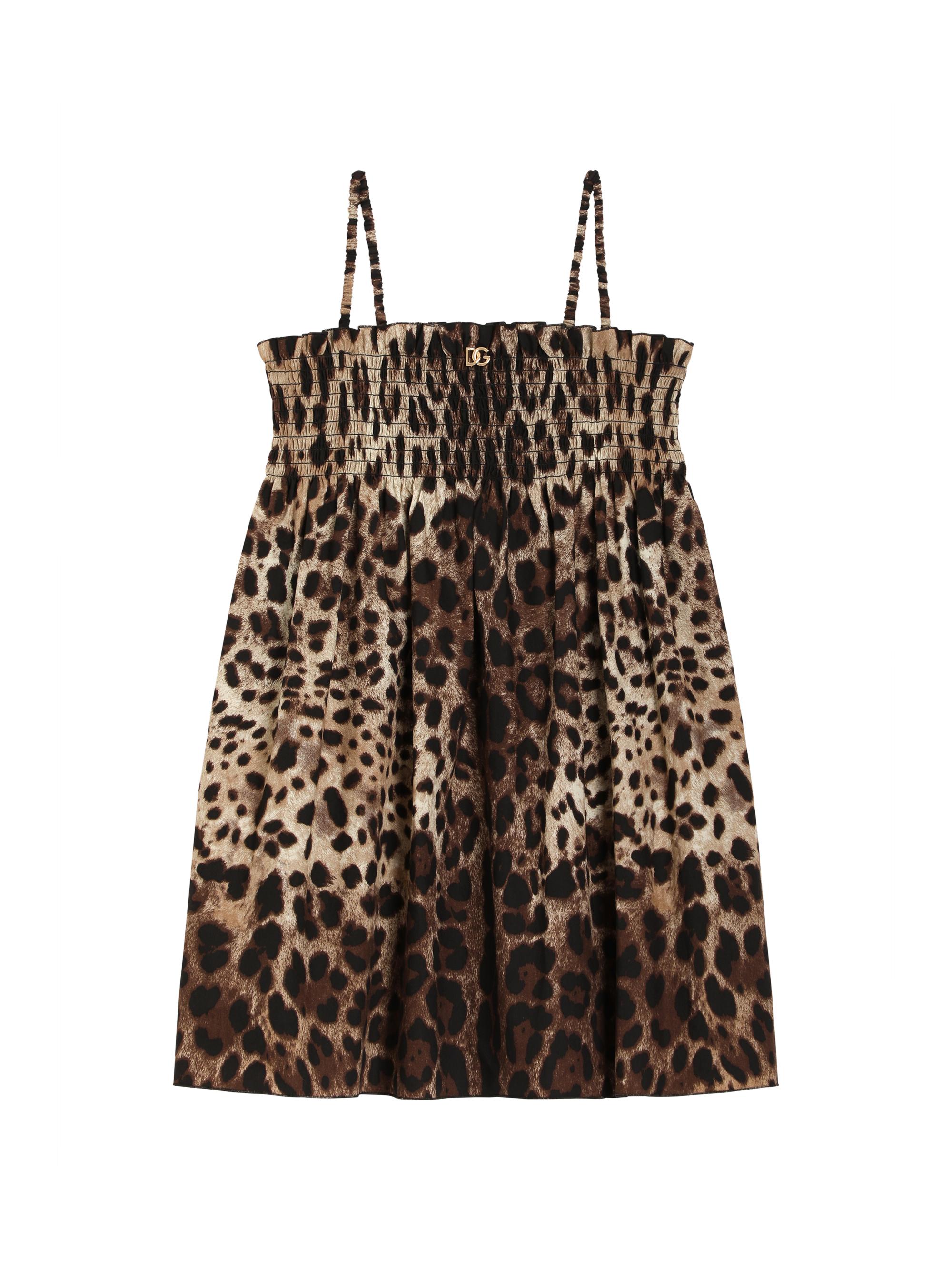 Dolce & Gabbana Little Girl's & Girl's Leopard Print Dress - Variante Abbinata