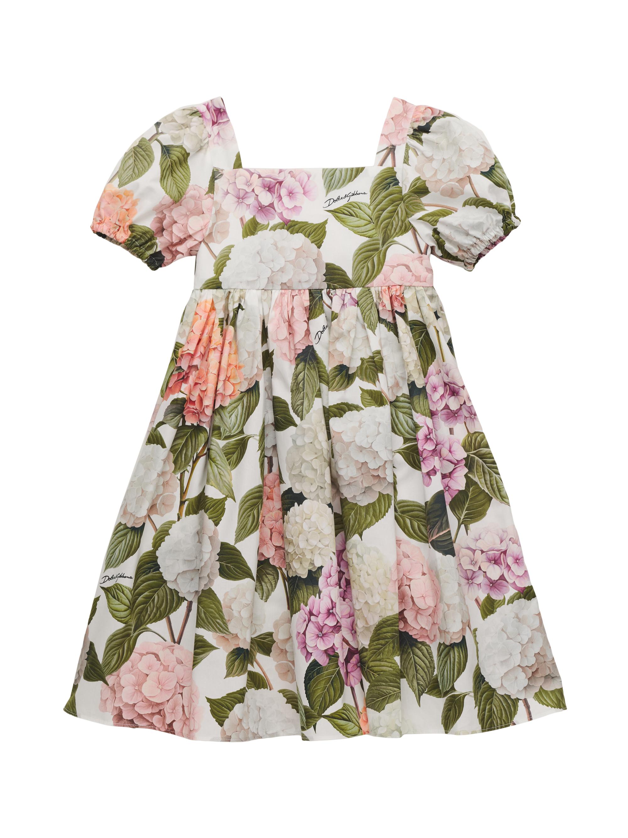 Dolce & Gabbana Baby Girl's & Little Girl's Floral Cotton Dress