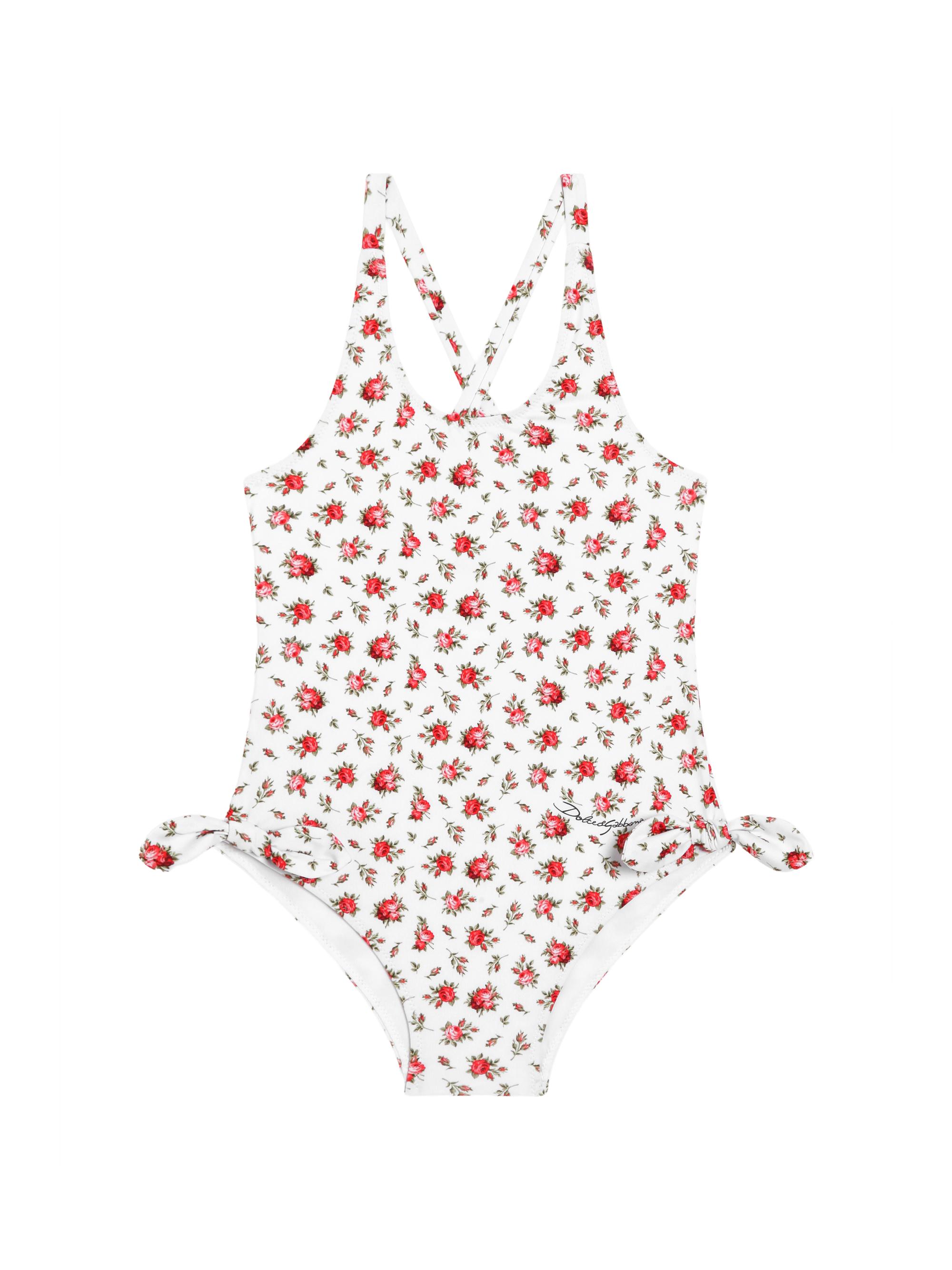 Little Girl's & Girl's Gradient Print One-Piece Swimsuit