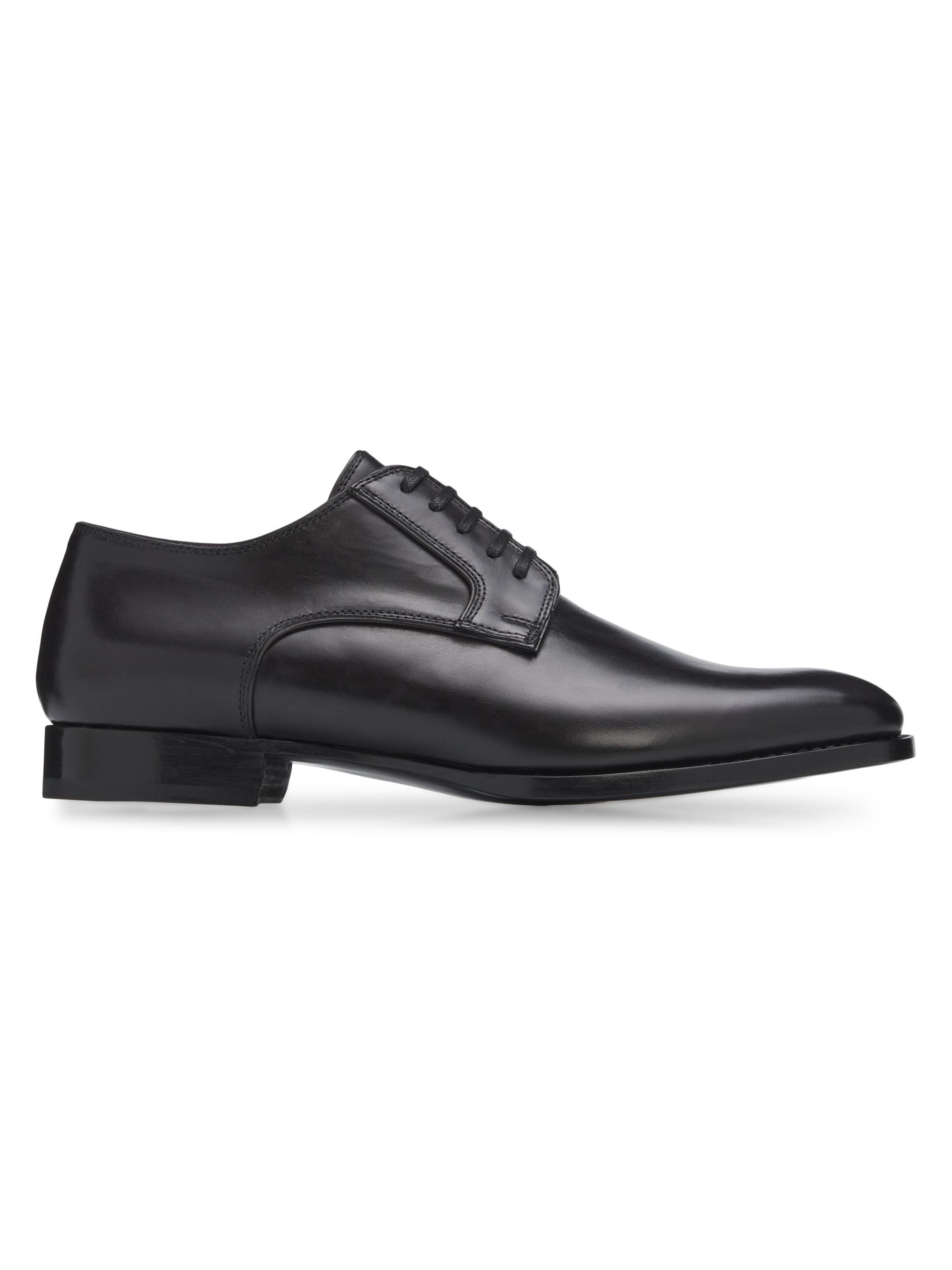 Kiton Men's Leather Derbys - Black