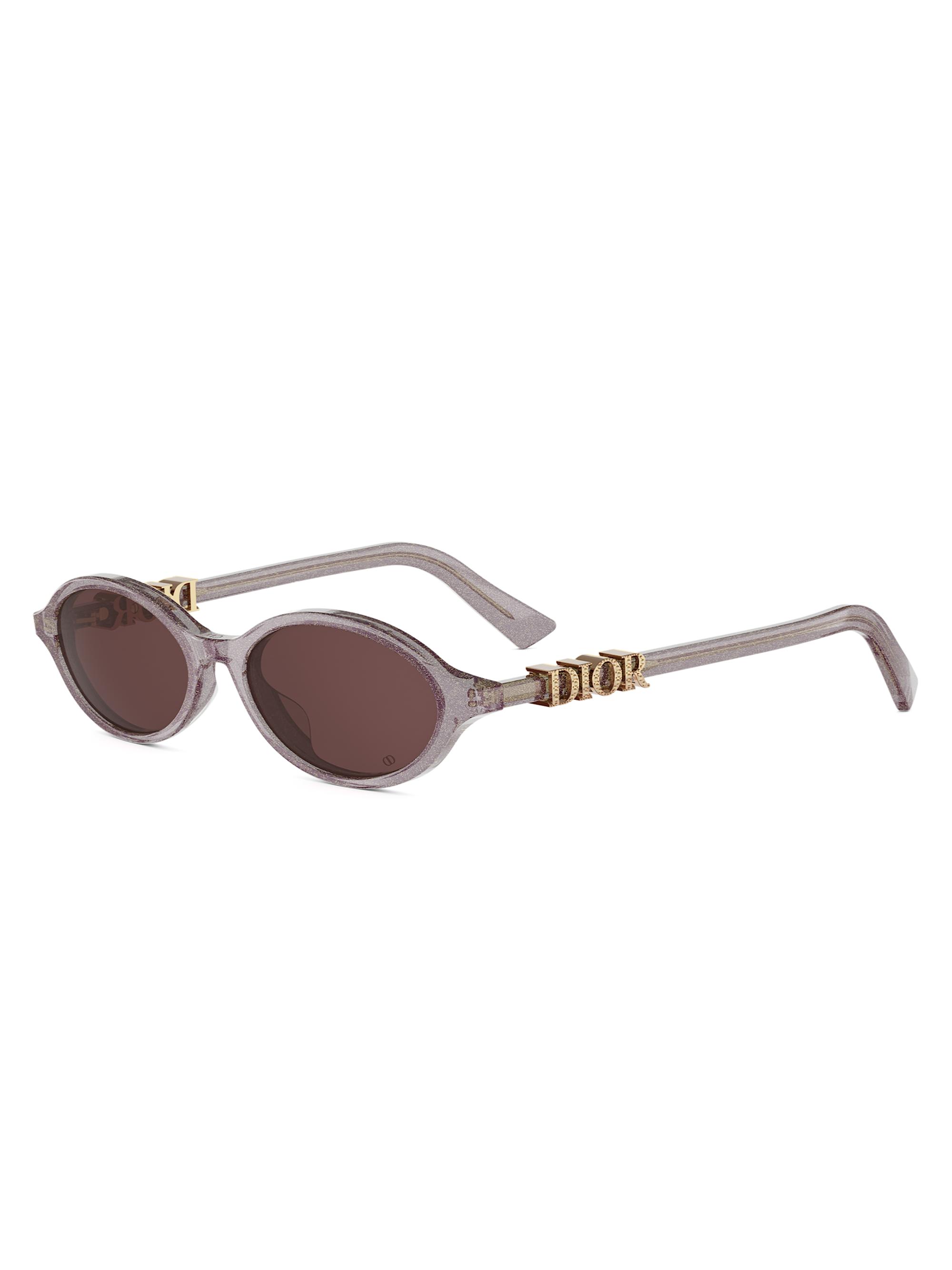 Dior Women's Treasure R1I 51MM Oval Sunglasses - Grey Brown