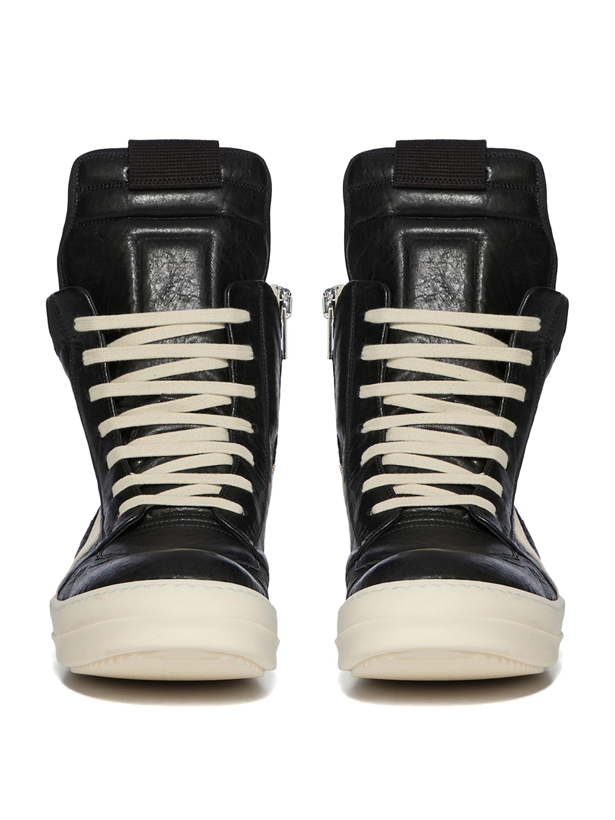 Rick Owens Geobasket Leather High-Top Sneakers | Saks Fifth Avenue