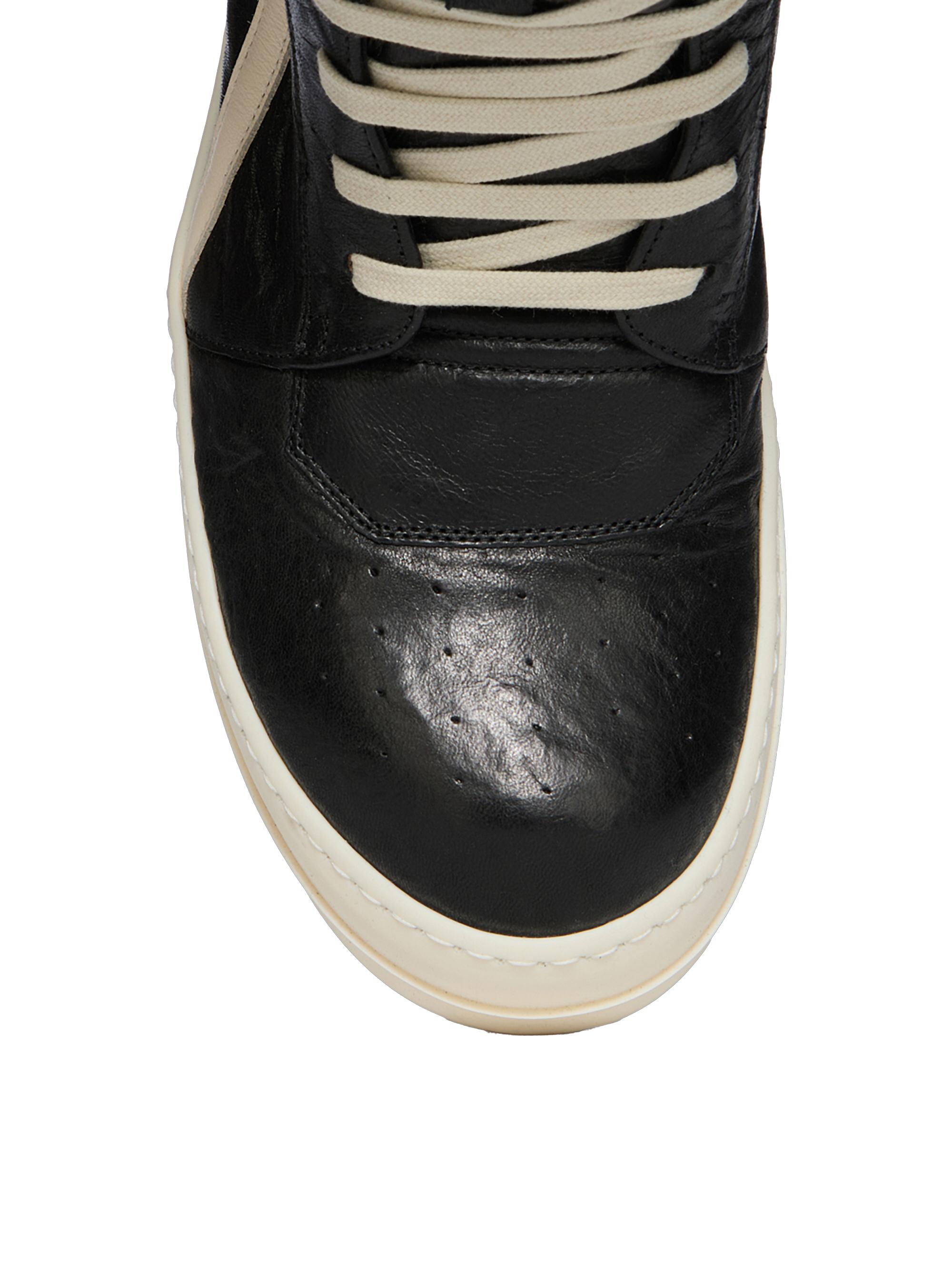 Rick Owens Geobasket Leather High-Top Sneakers | Saks Fifth Avenue