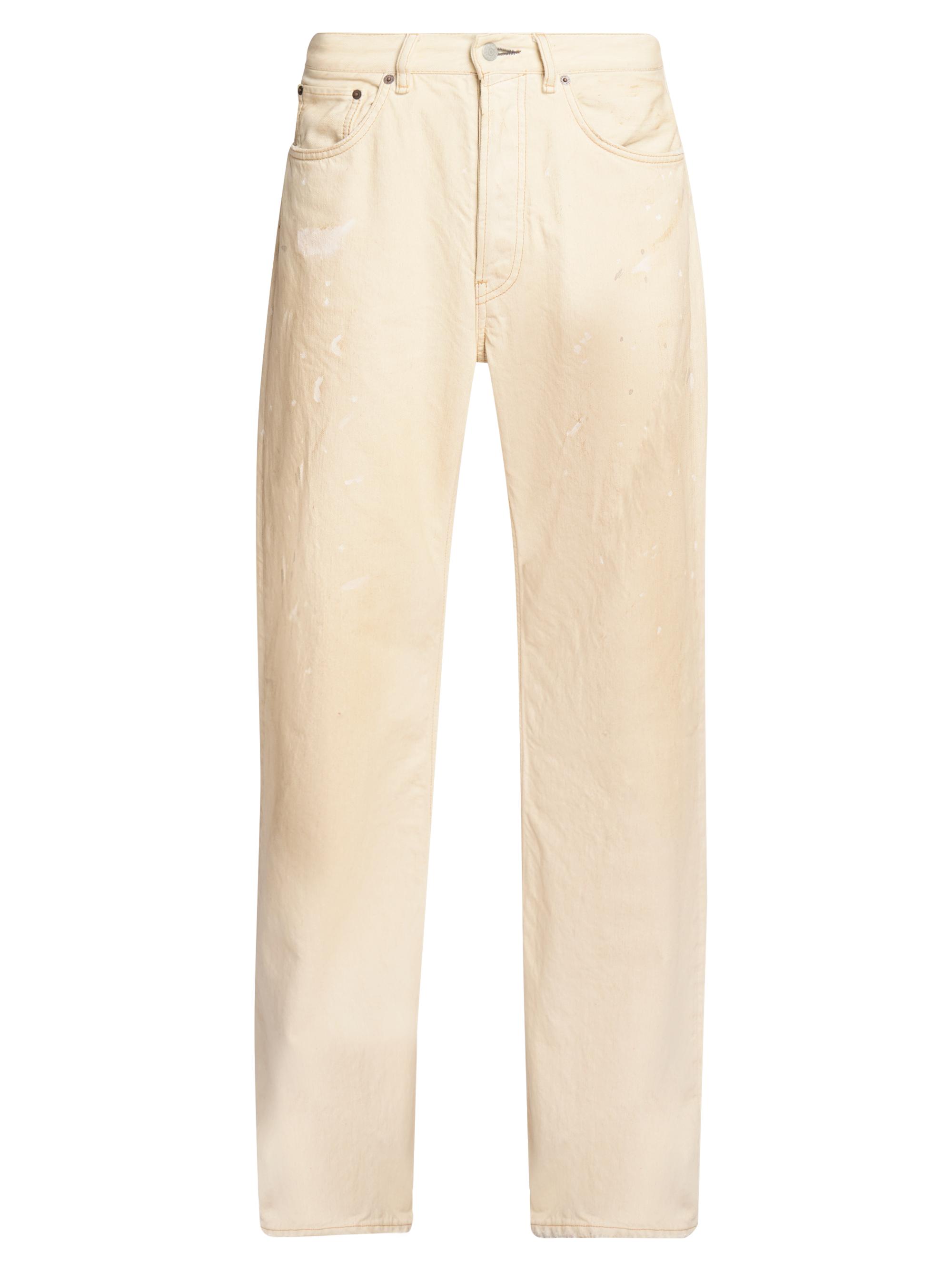 Trafalgar Bleach Splatter Straight-Leg Jeans