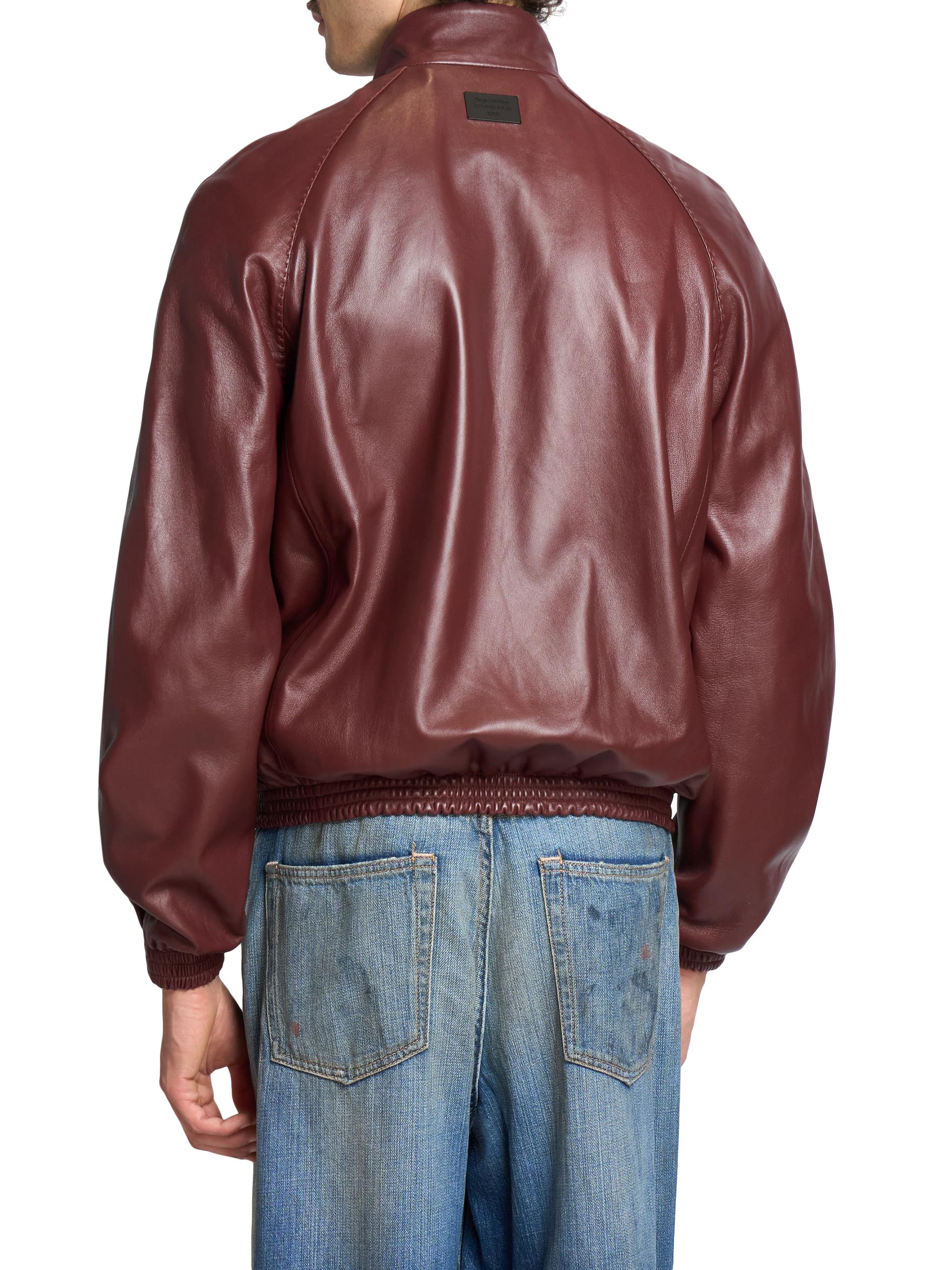 Acne Studios Lokot Leather Bomber Jacket | Saks Fifth Avenue