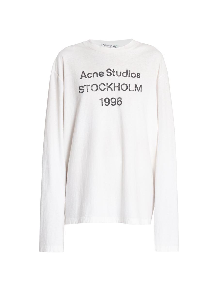 Acne Studios Edden 1996 Long-Sleeve Crewneck T-Shirt | Saks Fifth
