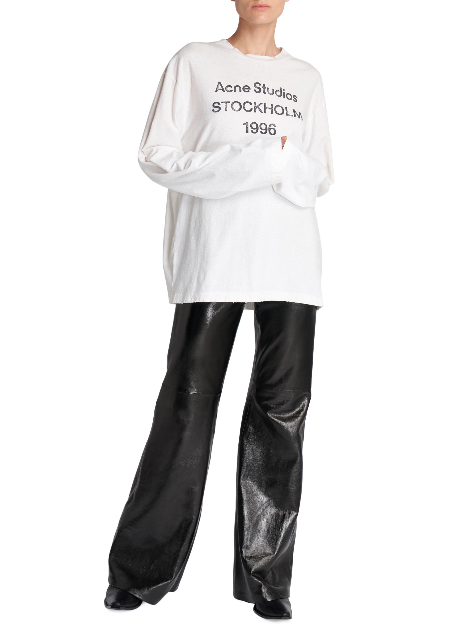 Acne Studios Edden 1996 Long-Sleeve Crewneck T-Shirt | Saks Fifth