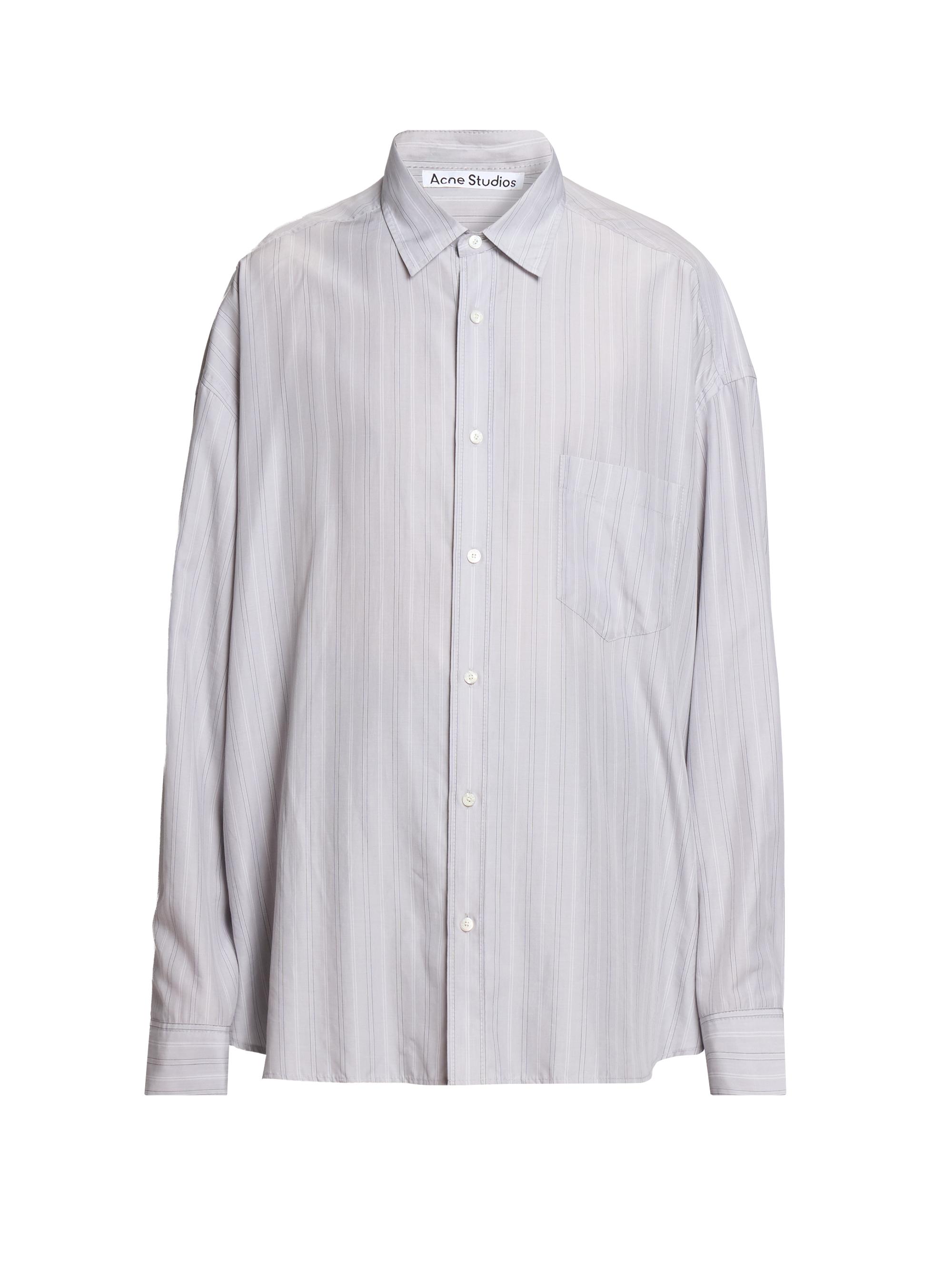 Soffia New Round Striped Oversized Shirt