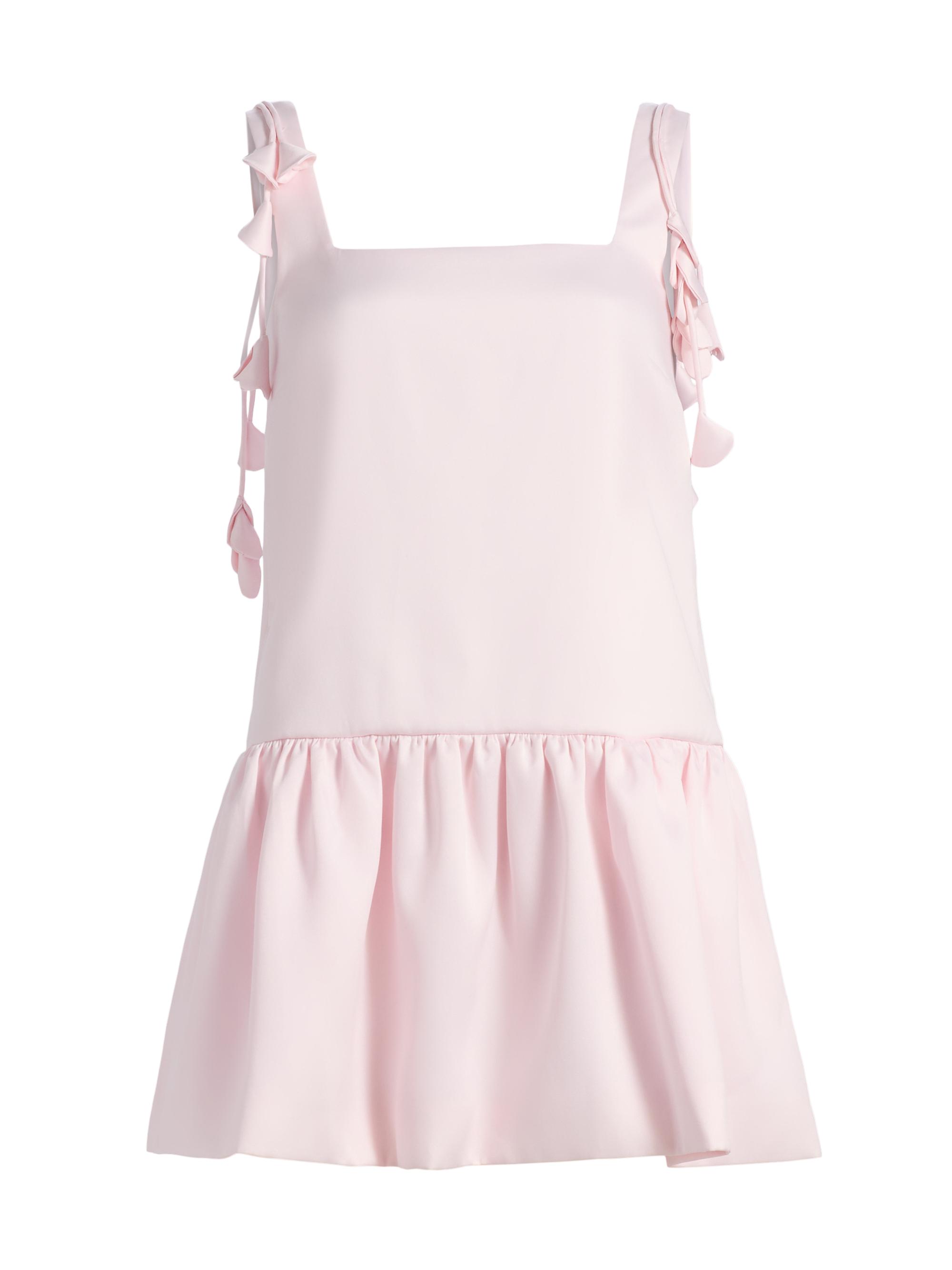 Self-Portrait Flower Taffeta A-Line Minidress | Saks Fifth Avenue