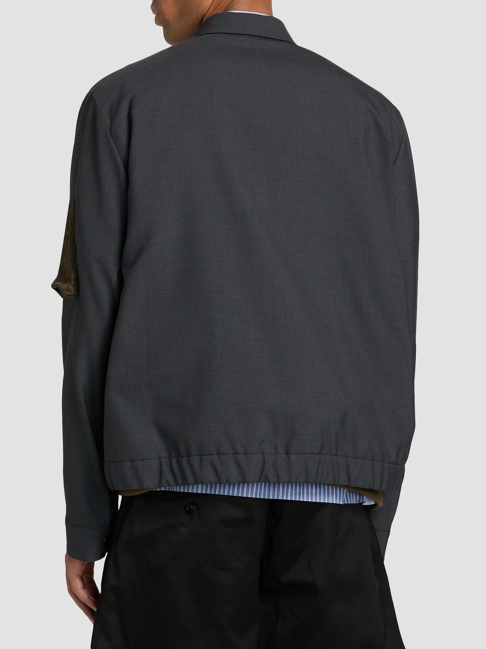 sacai Suiting Nylon Twill Blouson Jacket | Saks Fifth Avenue