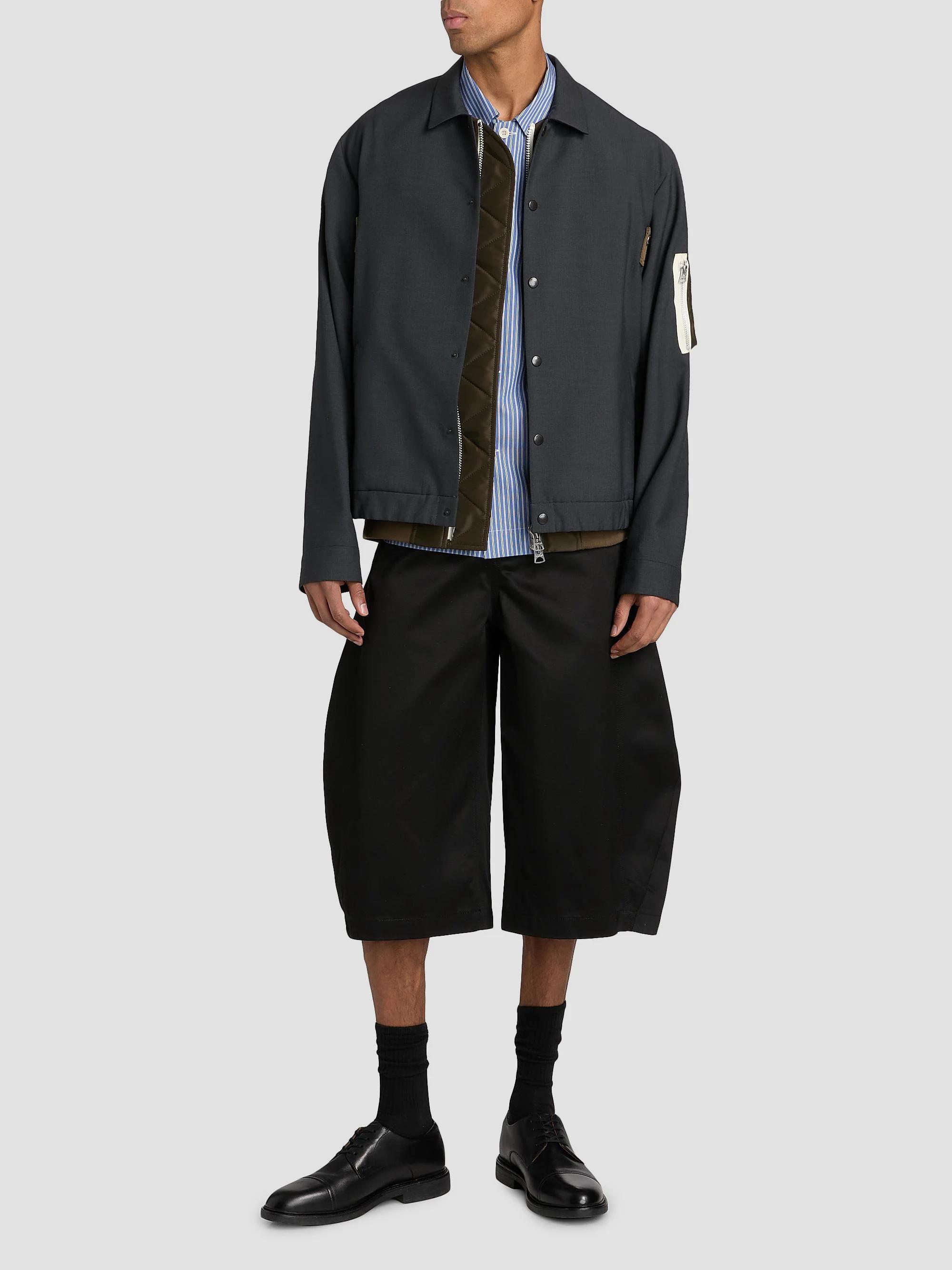ジャケット・アウター sacai 21AW WoolSurge NylonTwill Blouson1 sacai Suiting Nylon Twill Blouson Jacket | Saks Fifth Avenue