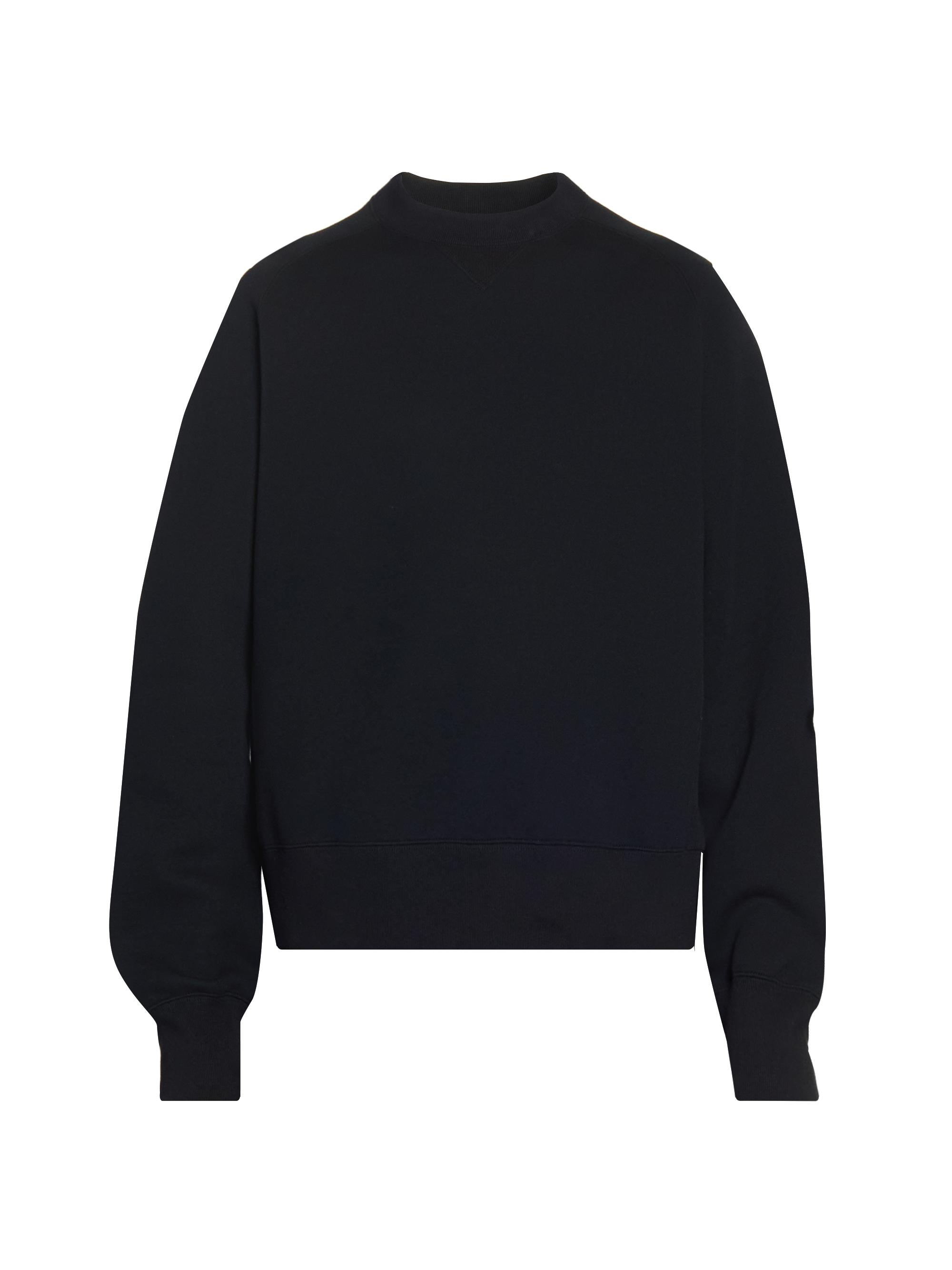 Sacai Men's Sponge Crewneck Sweatshirt - Black