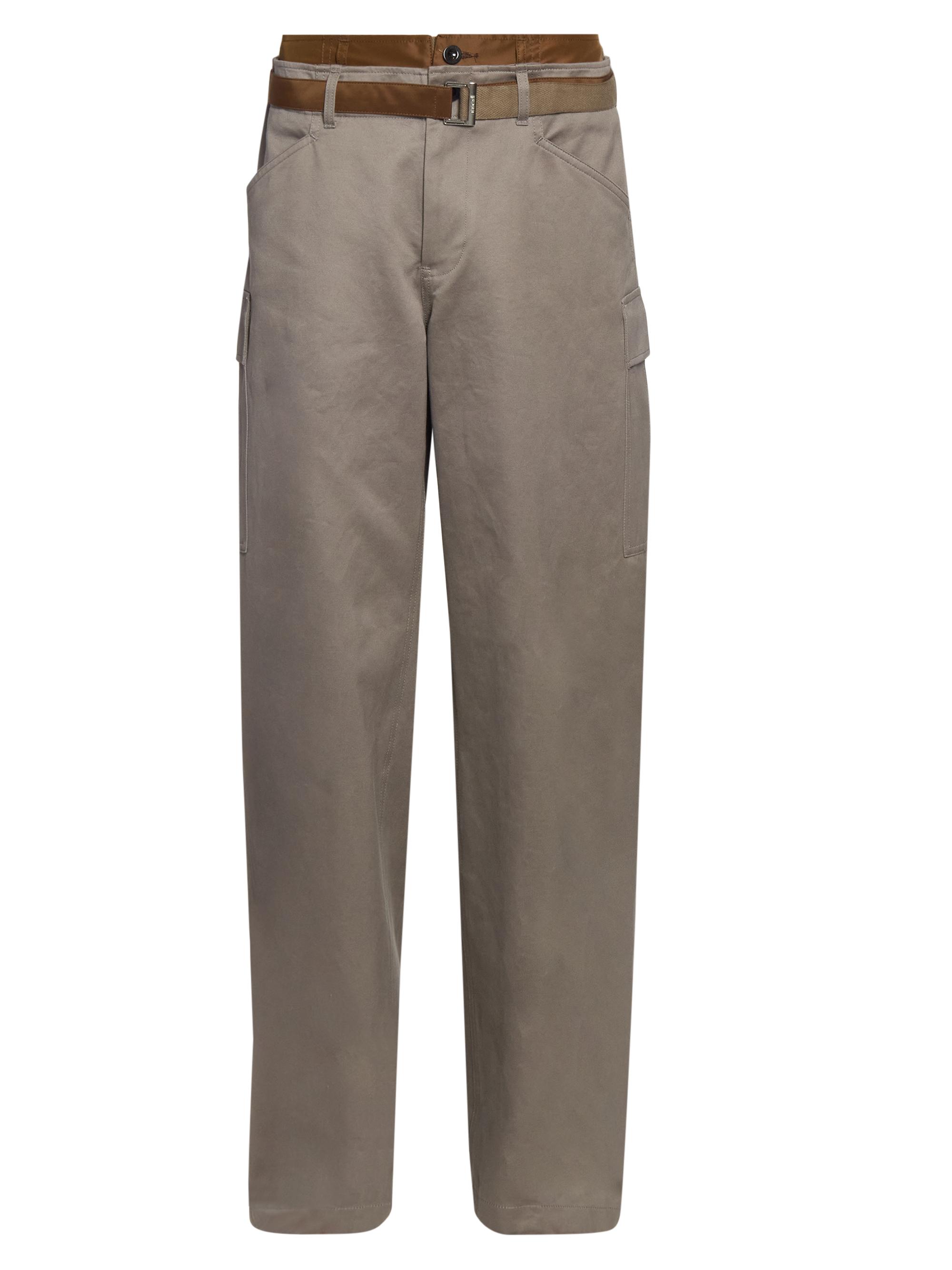 Sacai Cotton Chino Nylon Twill Pants | Saks Fifth Avenue