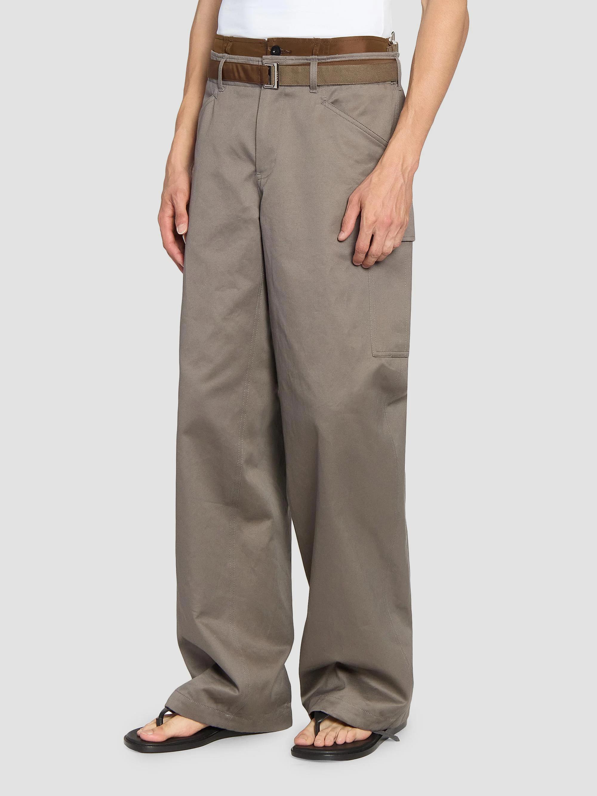 sacai Cotton Chino Nylon Twill Pants | Saks Fifth Avenue