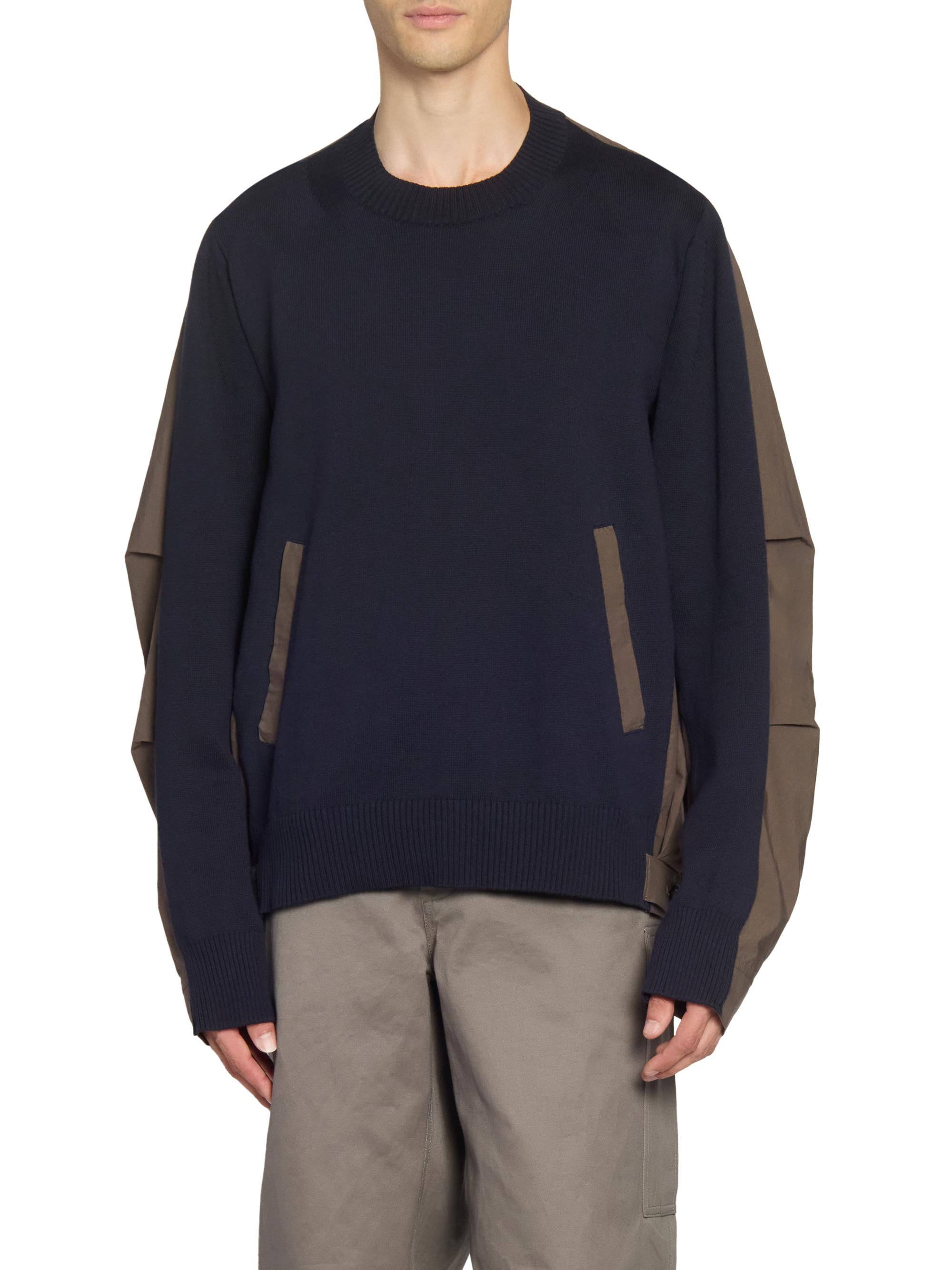 Sacai サカイ Typewriter Pattern Pullover 2 Sacai Cotton Typewriter Knit Sweatshirt | Saks Fifth Avenue