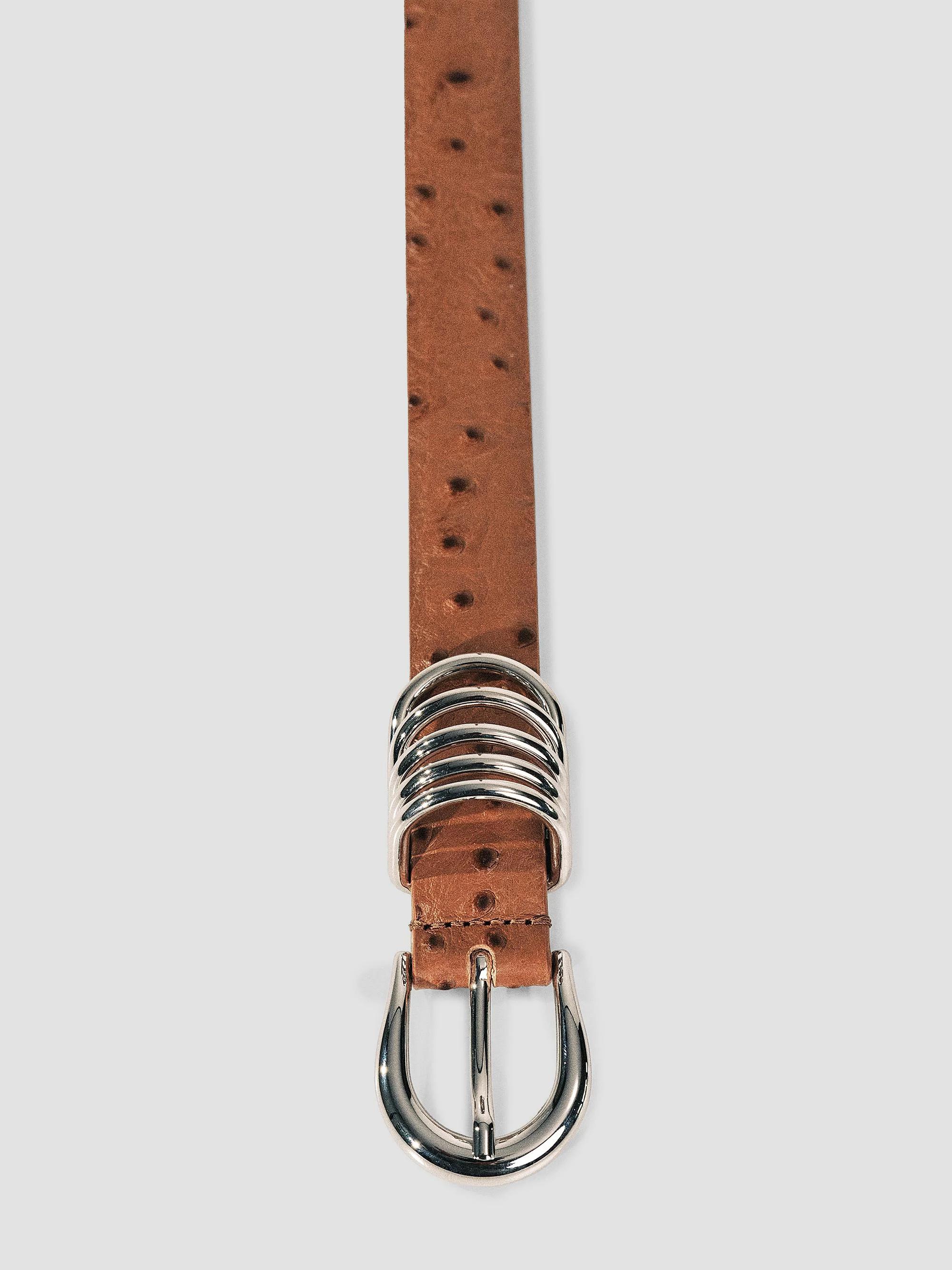 Déhanche Resort Hollyhock Ostrich-Embossed Belt | Saks Fifth  display picture 2