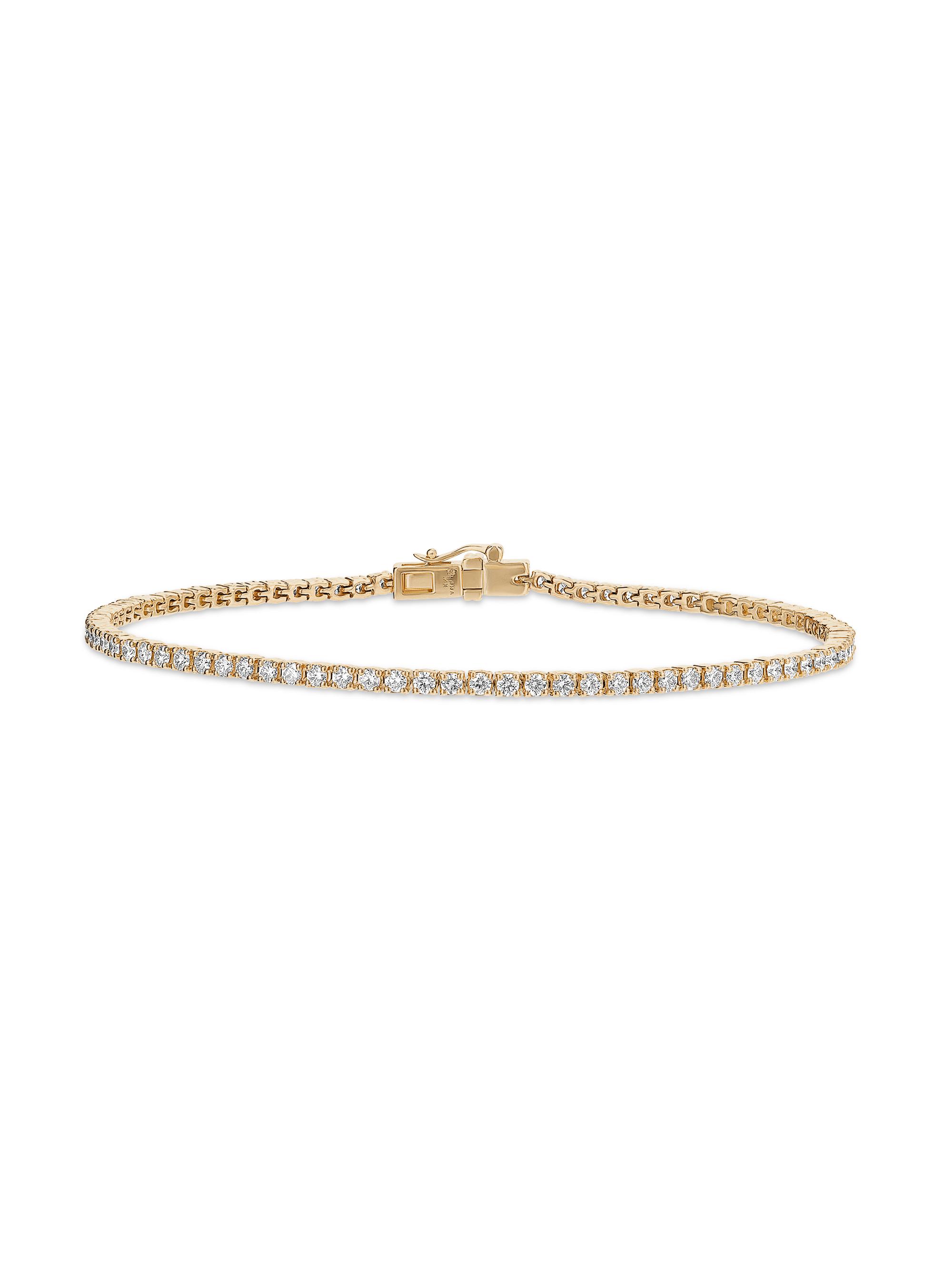 Lana Women's Legacy 14K Gold & 1.82 TCW Diamond Tennis Bracelet - Yellow Gold