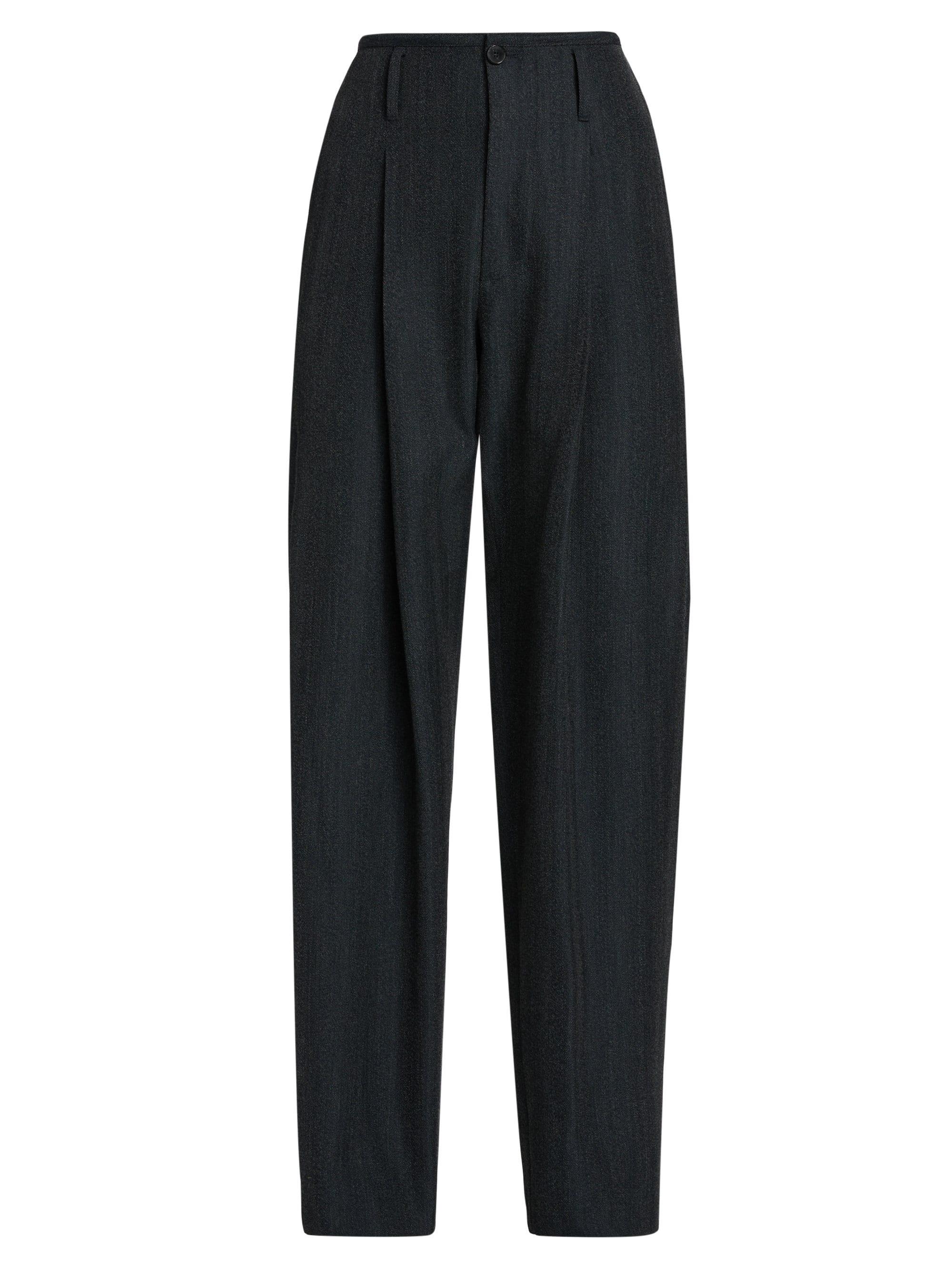 IRO Women's Barissa Pleated Trousers - Dark Navy Grey