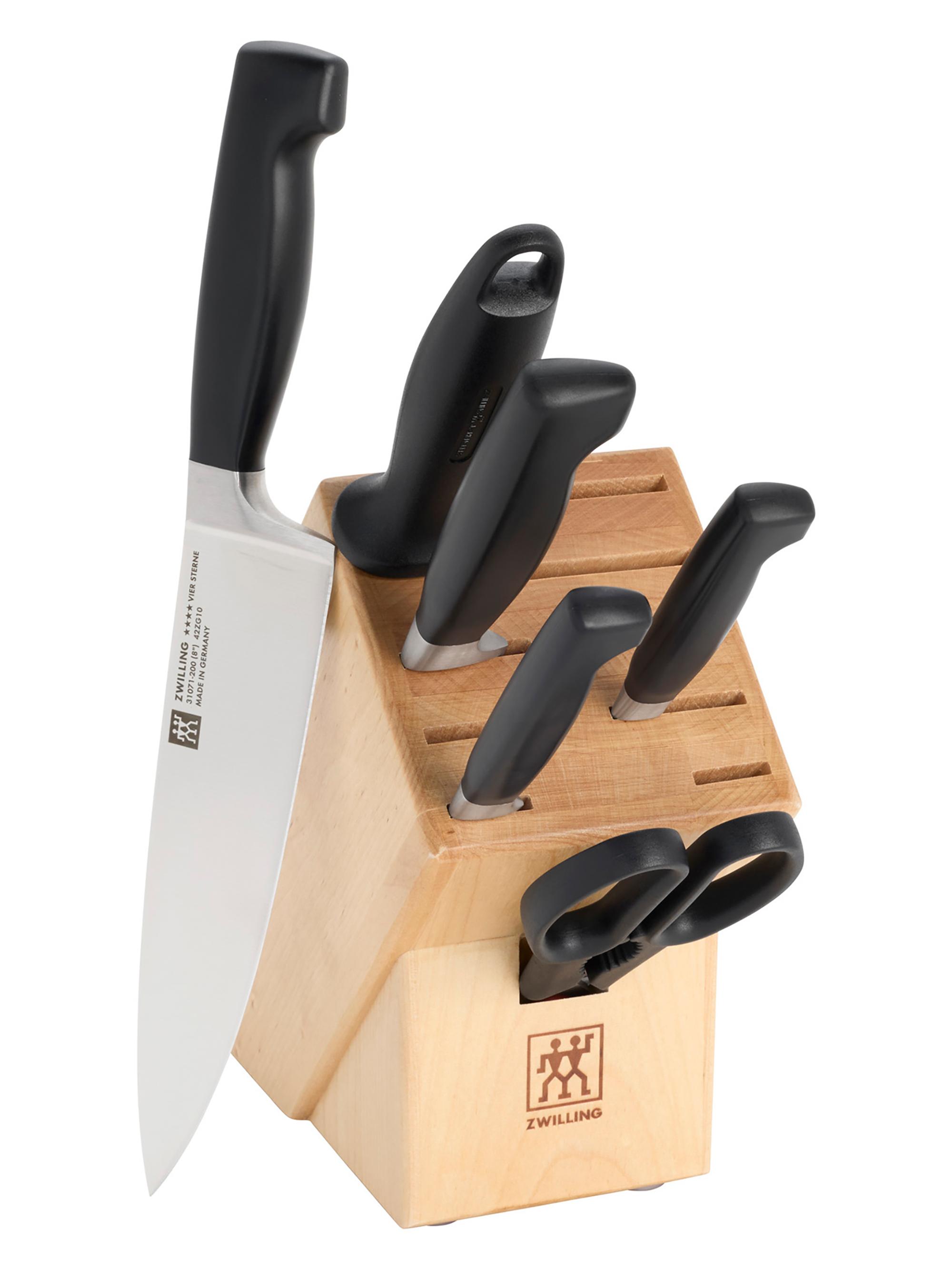 ZWILLING J.A. Henckels Four Star 7-Piece Knife Block Set - Natural 7