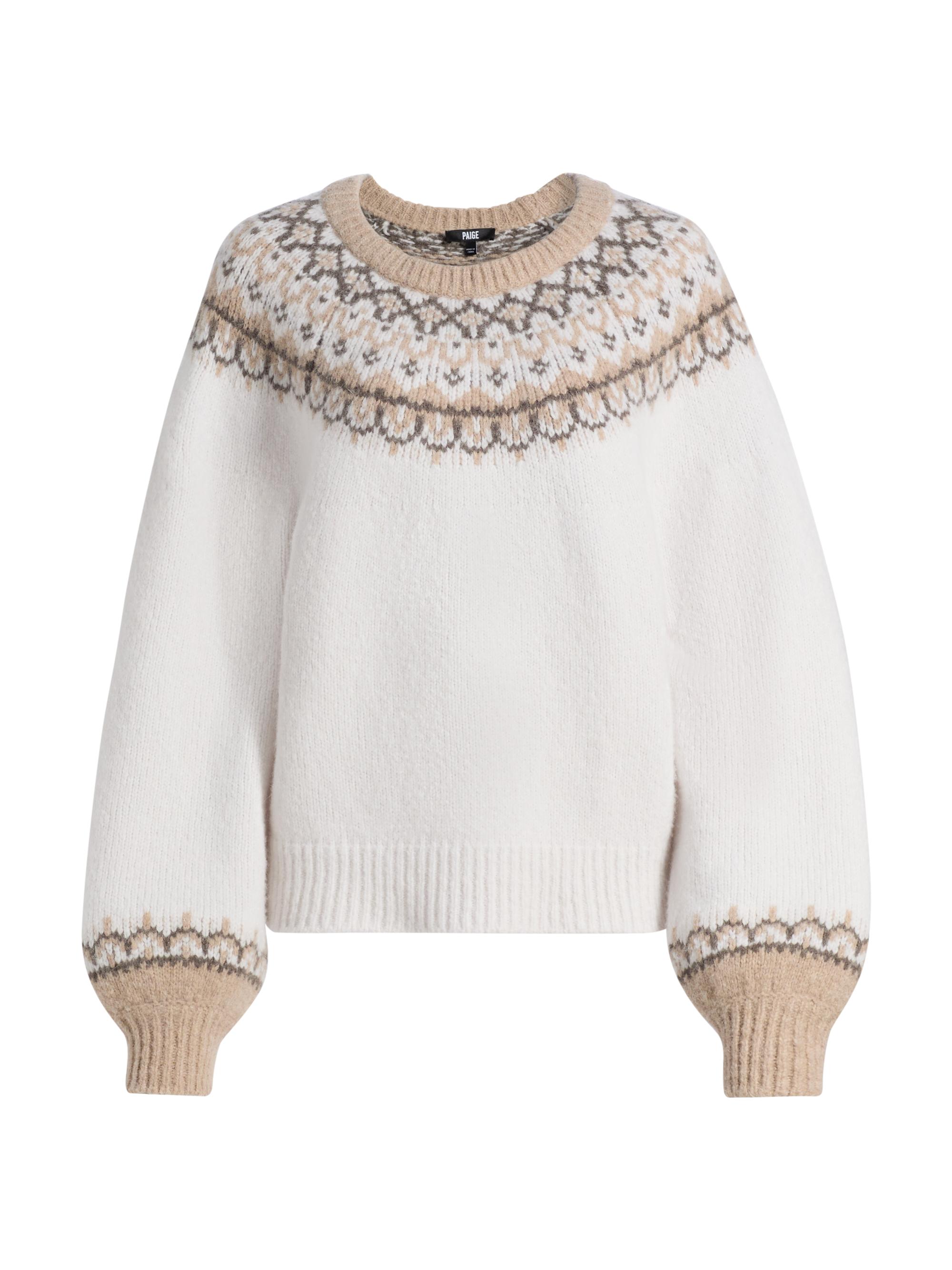 Paige Women's Misha Merino Wool-Blend Colorwork Sweater -  Multi