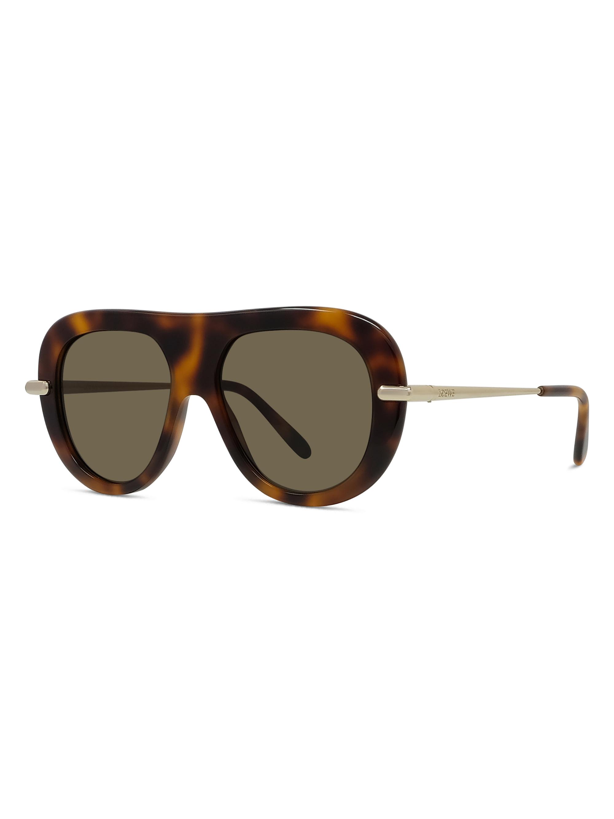 LOEWE Women's Slim 52MM Pilot Sunglasses - Brown
