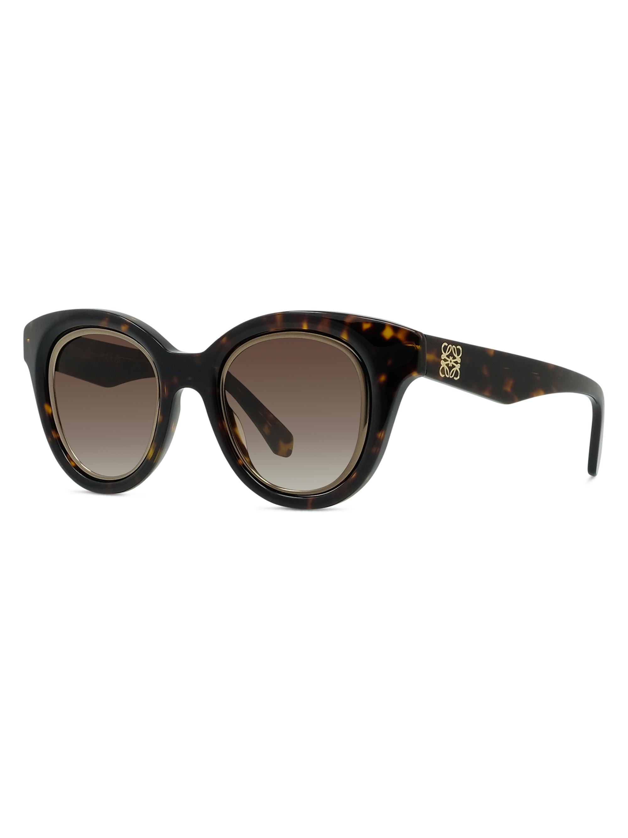 LOEWE Women's 51.5MM Round Sunglasses - Brown