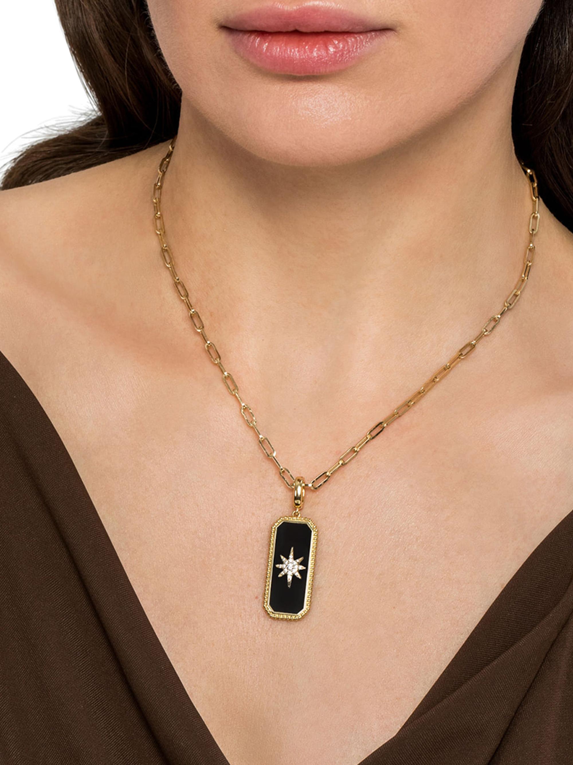 Gabriel & Co Bujukan 14K Yellow Gold, Freshwater Pearl, Black Onyx