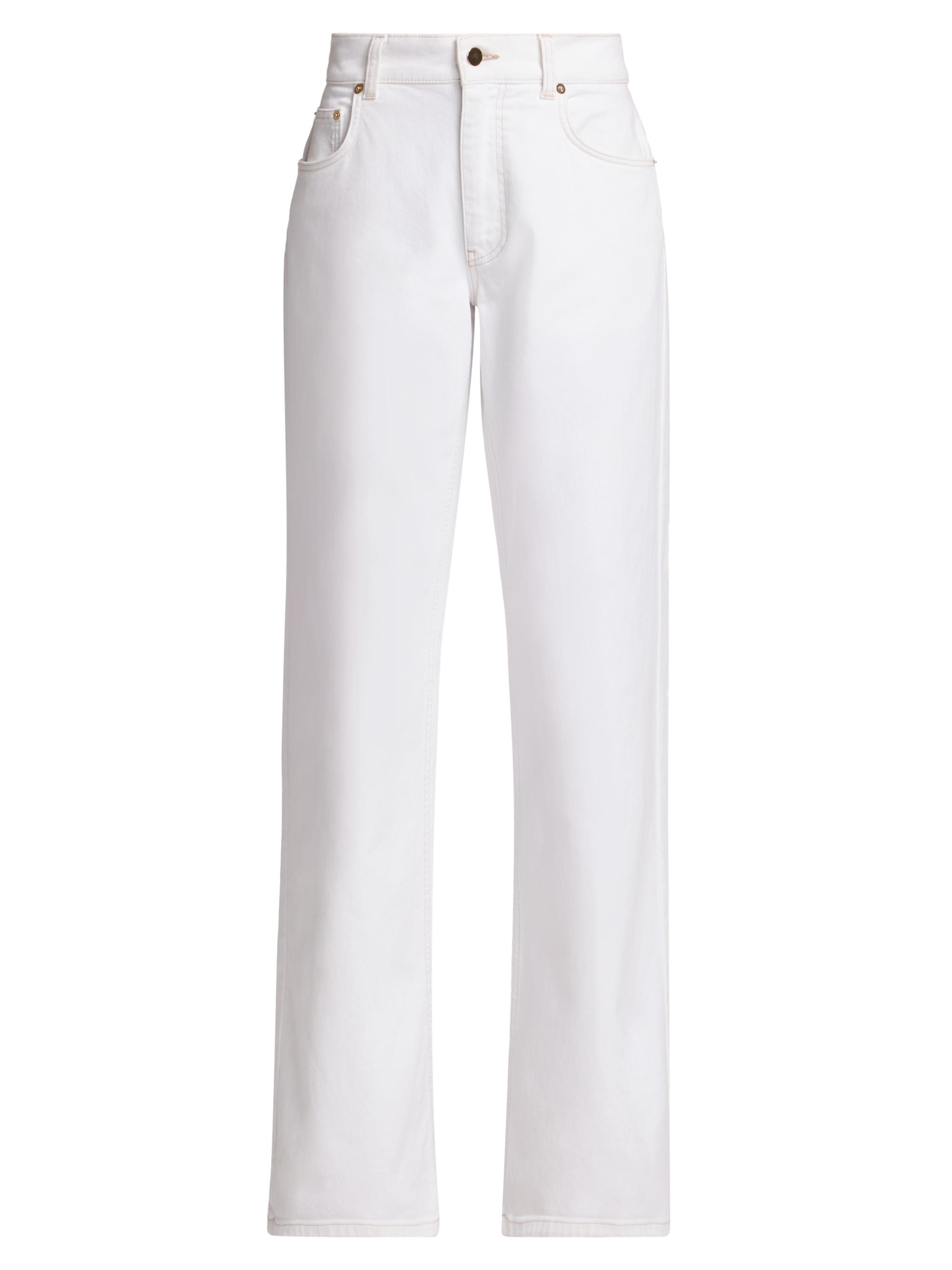 Fabiana Filippi Women's Stretch Straight-Fit Jeans - White
