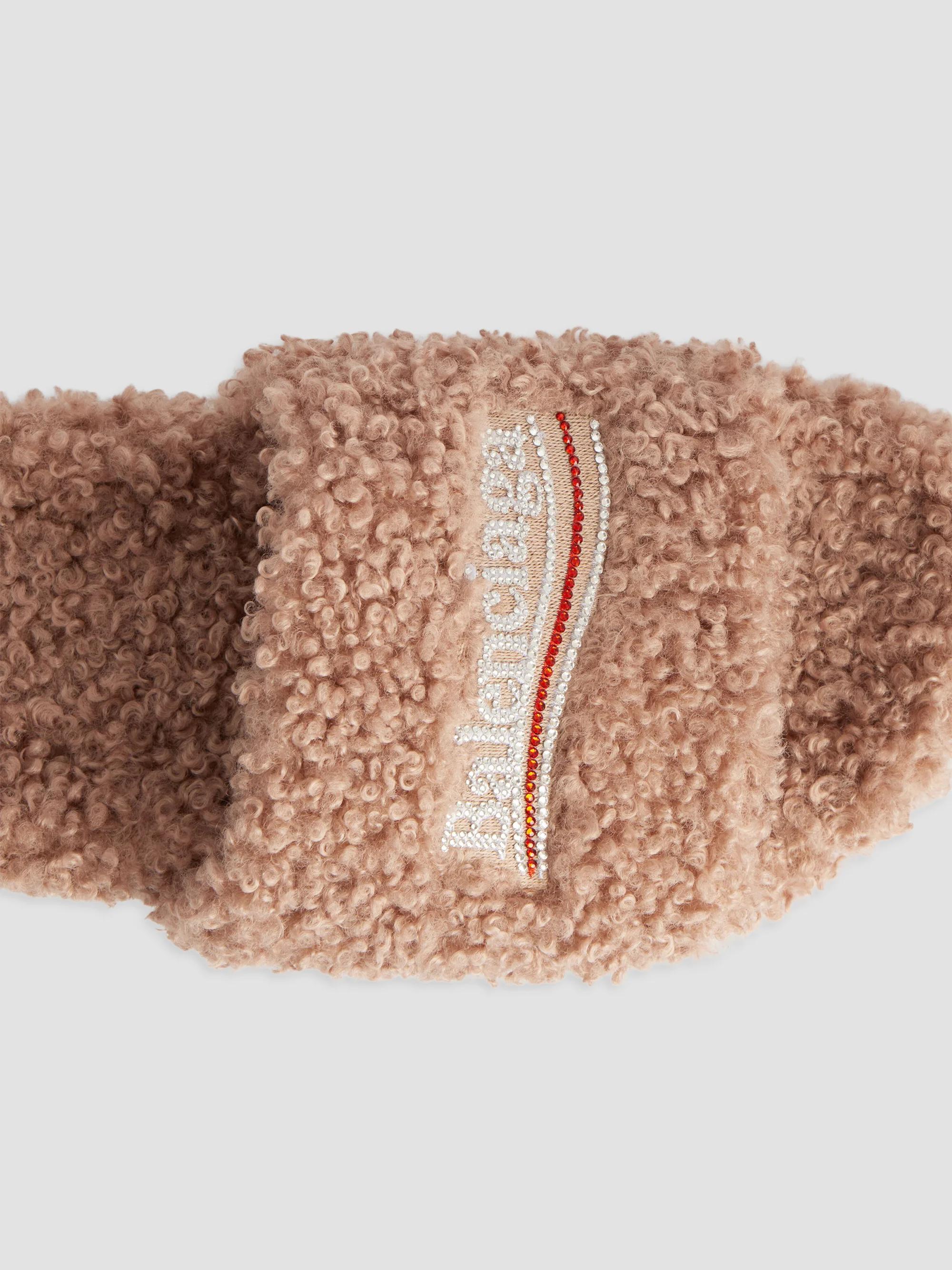 Balenciaga Furry Slide Sandals | Saks Fifth Avenue