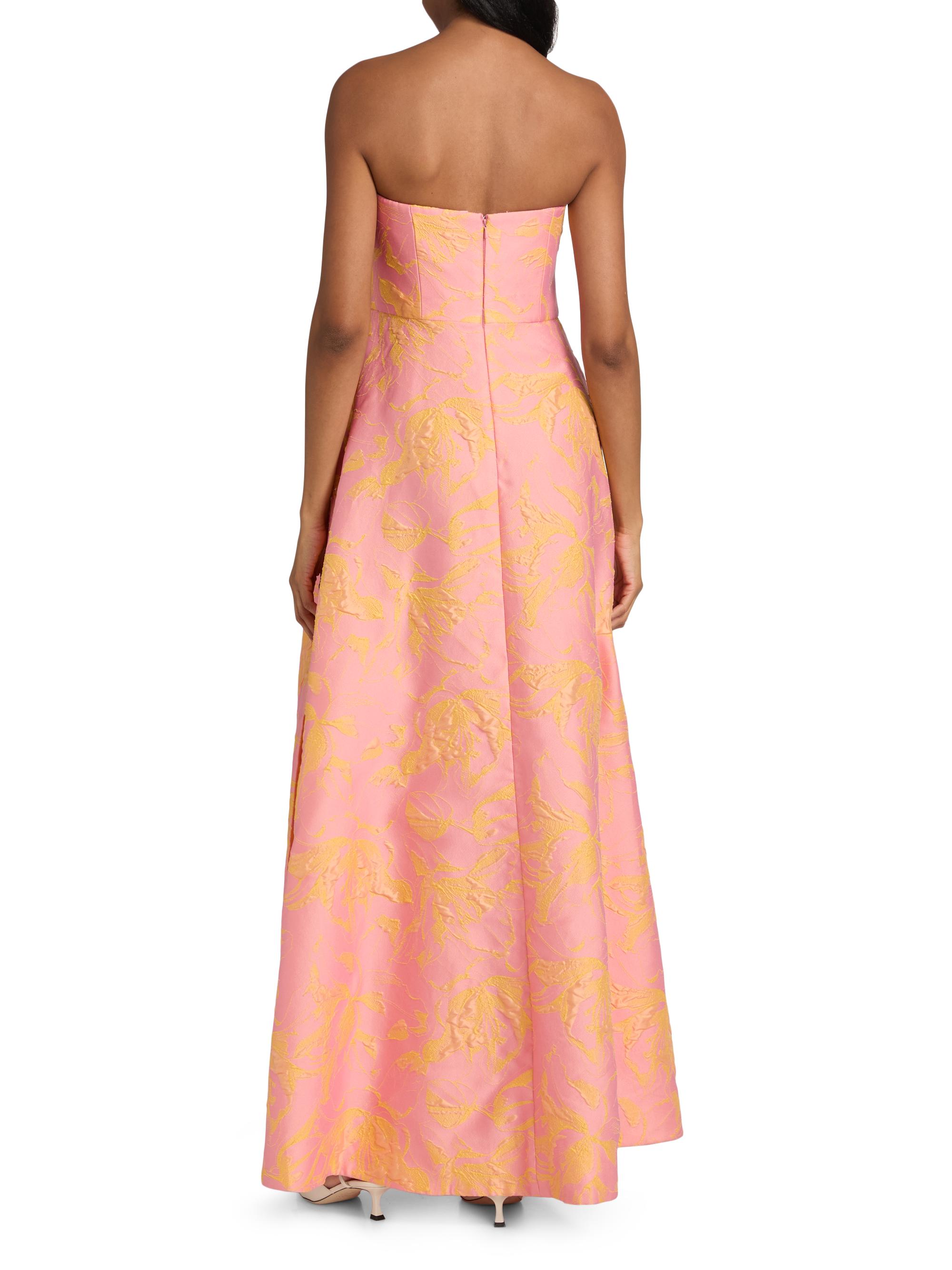 As It May Kaia Floral Jacquard Strapless Gown | Saks Fifth Avenue