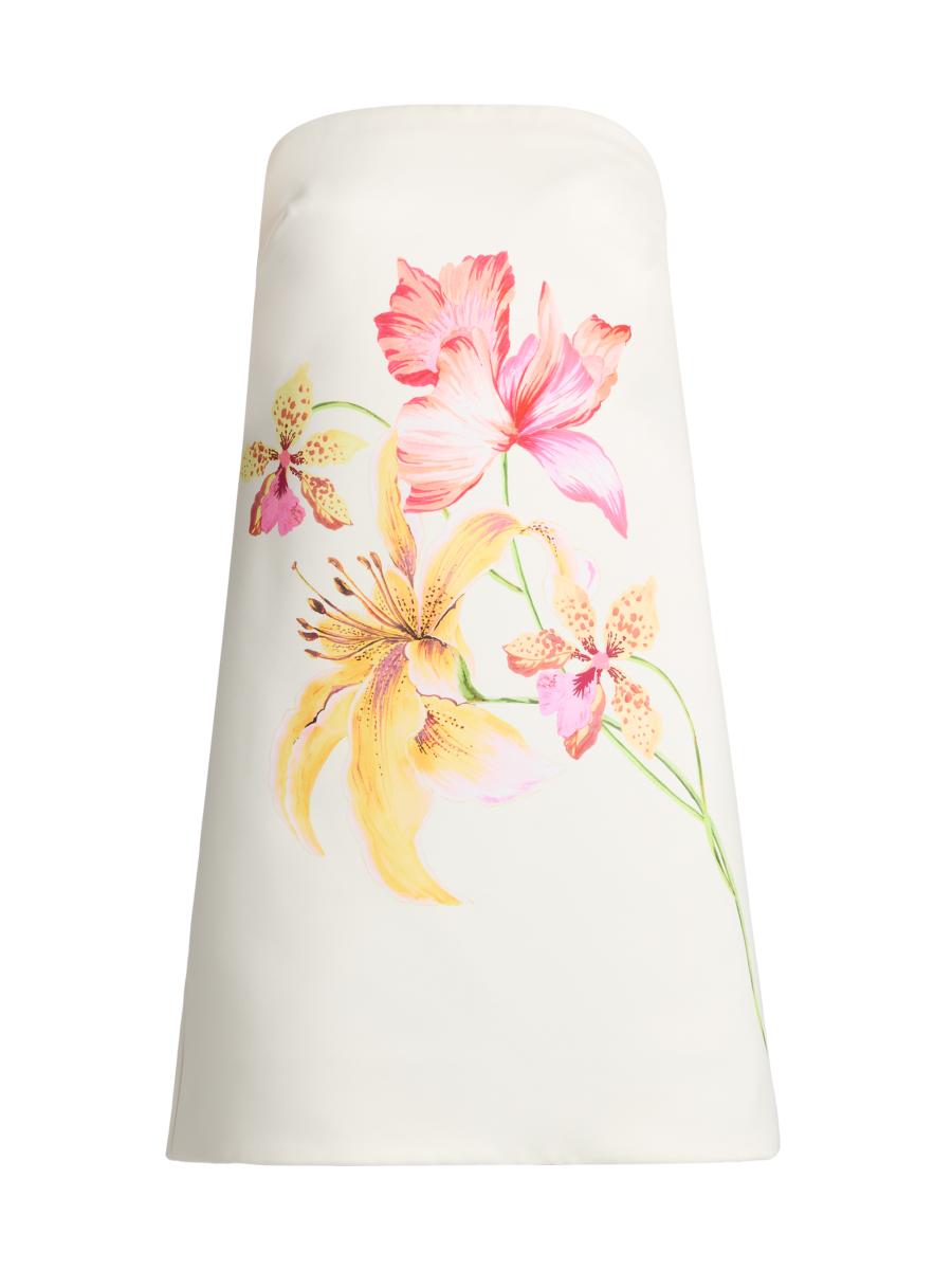 SAKS FIFTH AVENUE As It May Lilly Floral Woven Strapless Minidress | Saks Fifth Avenue