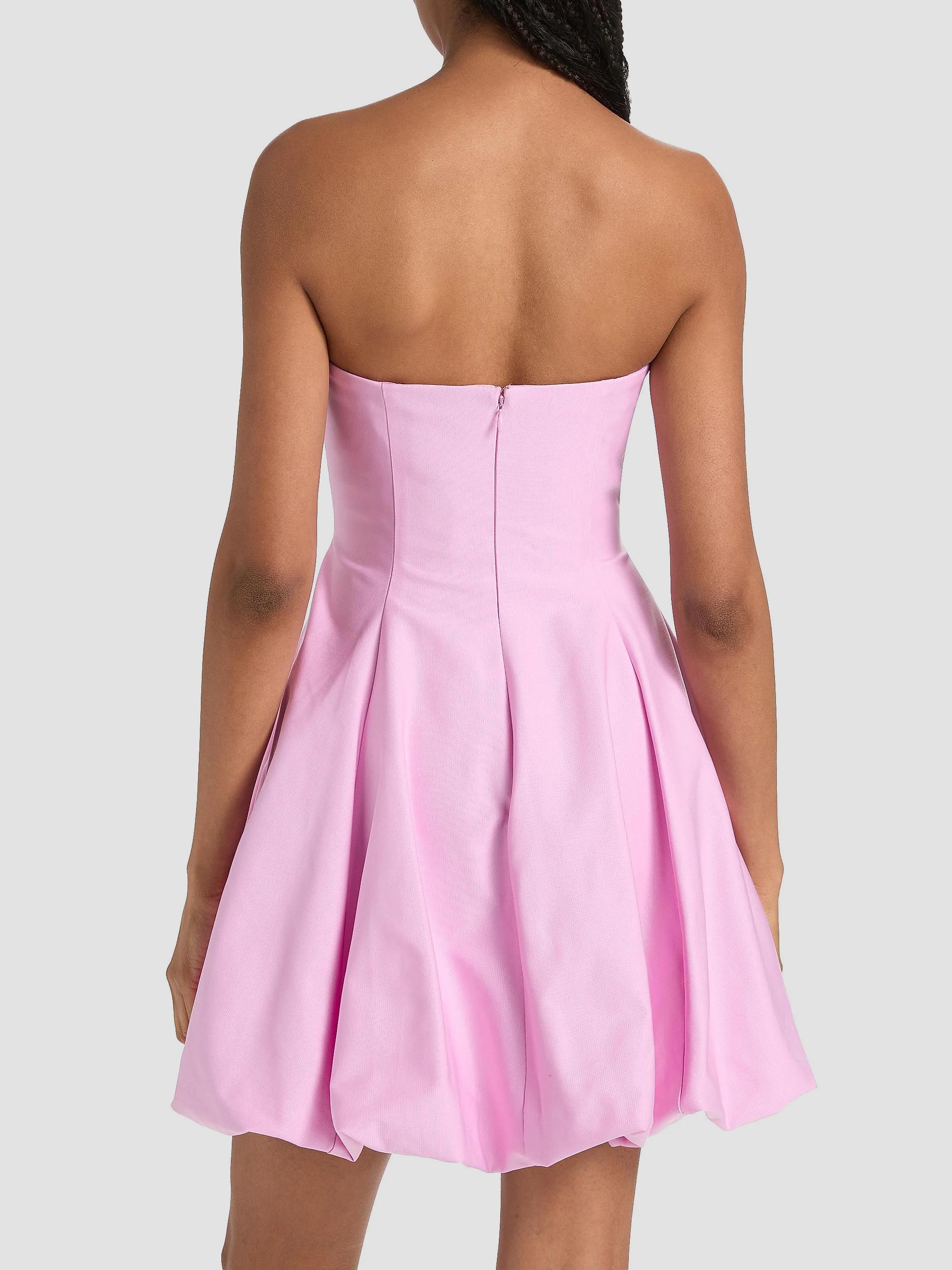 As It May Rosalie Rosette Strapless Minidress | Saks Fifth Avenue