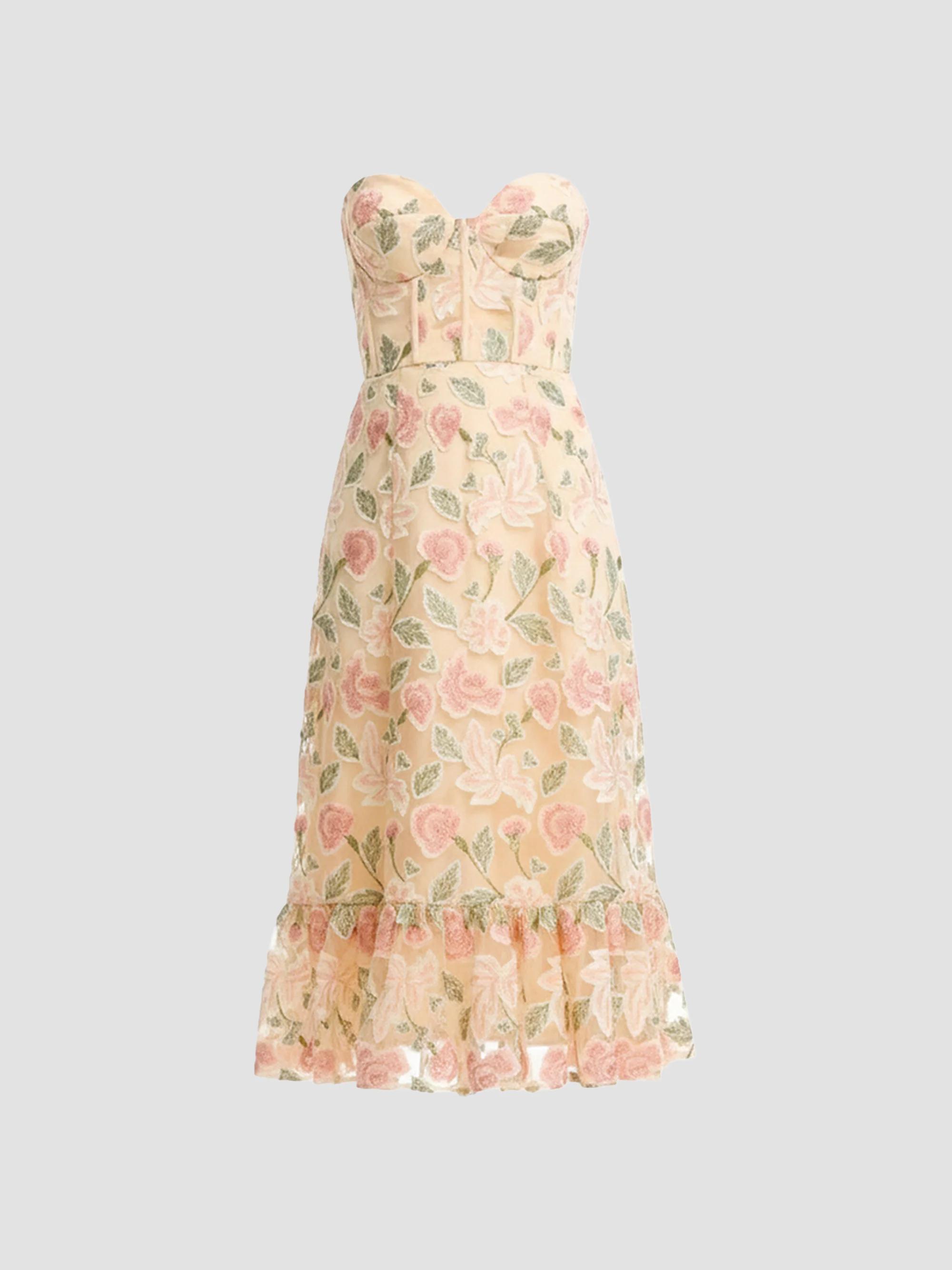 Dress The Population Tyra Embellished Floral Mermaid Gown | Saks