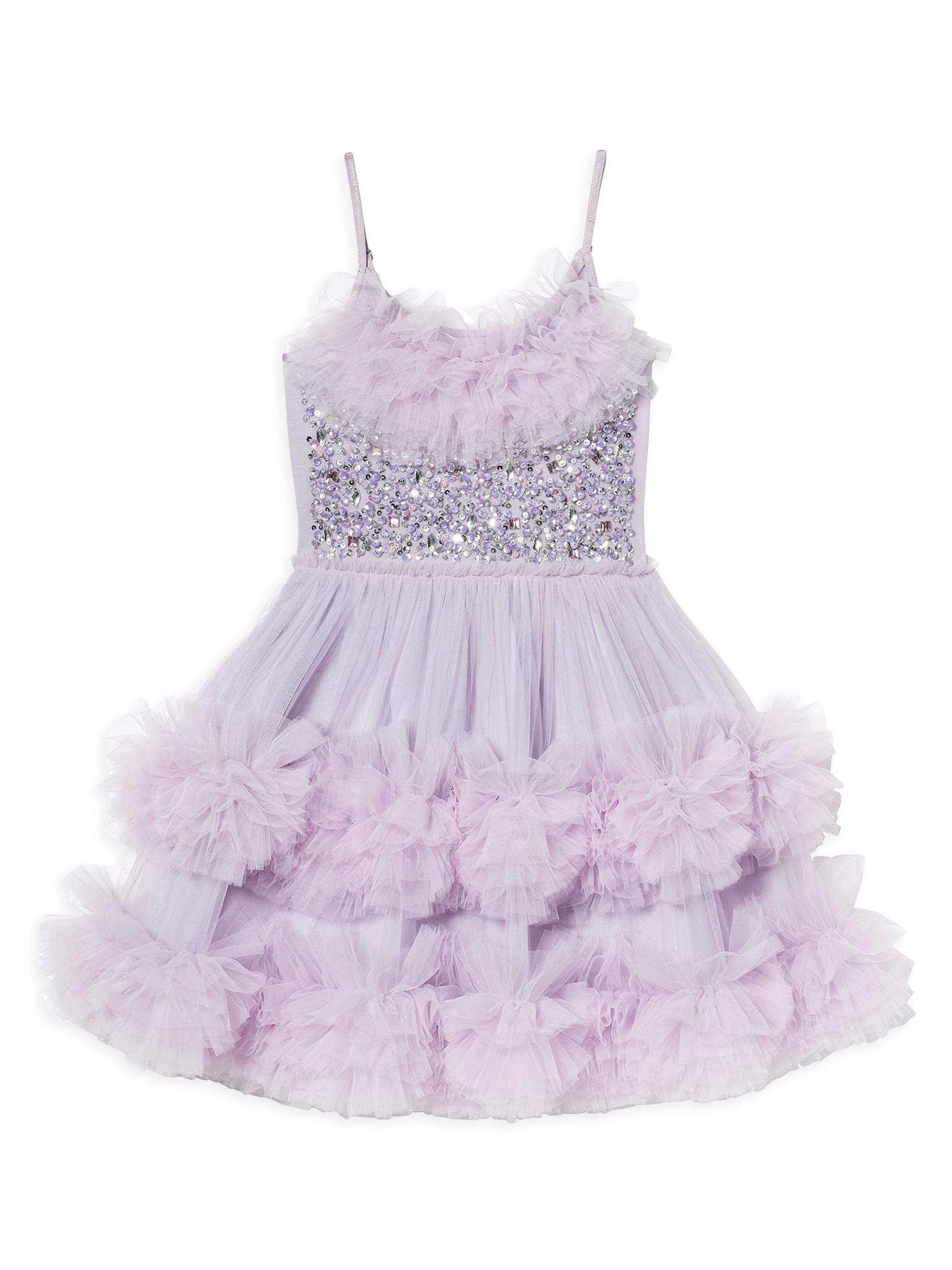 Tutu Du Monde Little Girl's & Girl's Elysian Tides Celestial Shine Tutu Dress - Pastel Lilac
