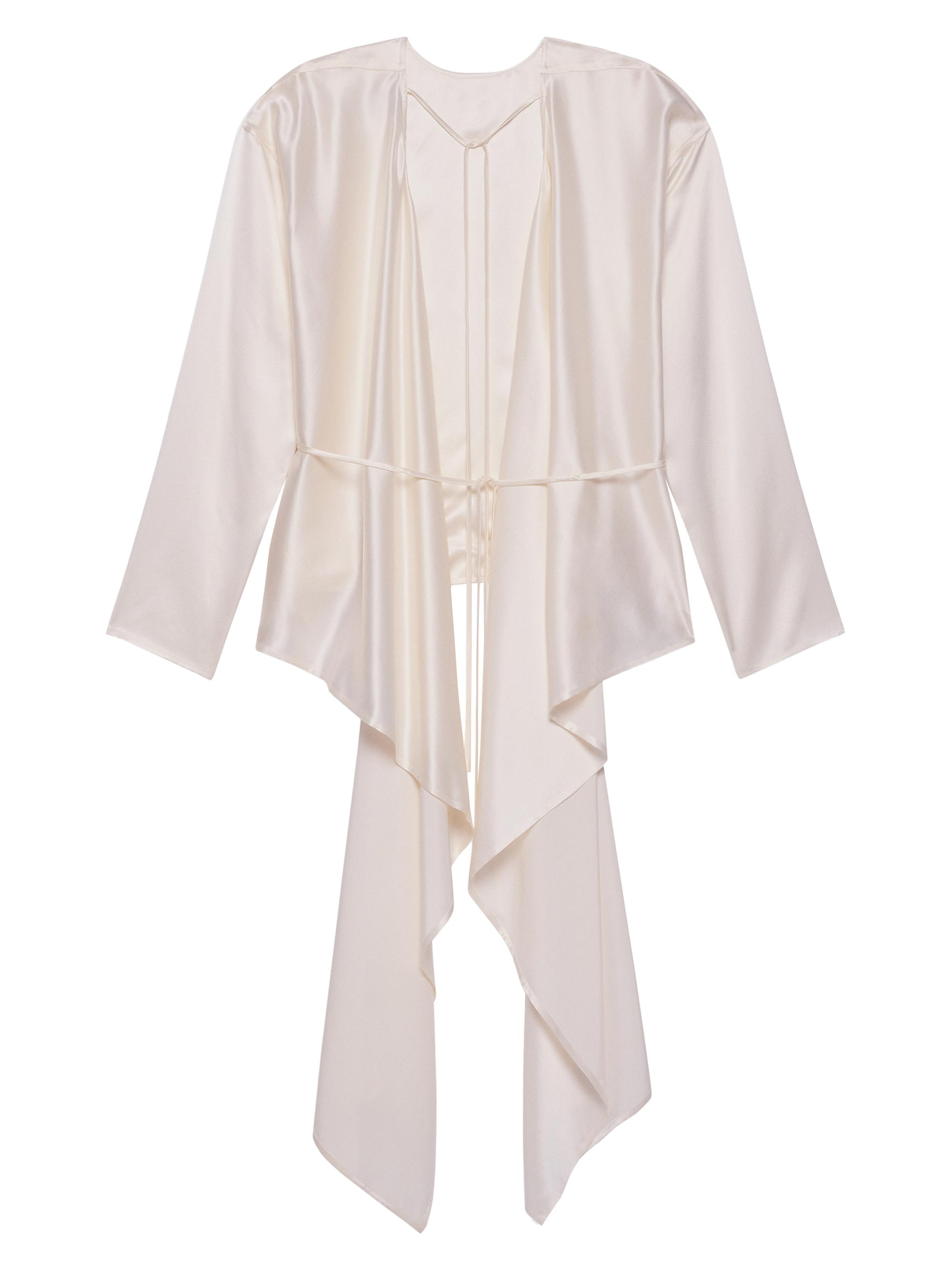 Helmut Lang Women's Scarf-Drape Silk Top -