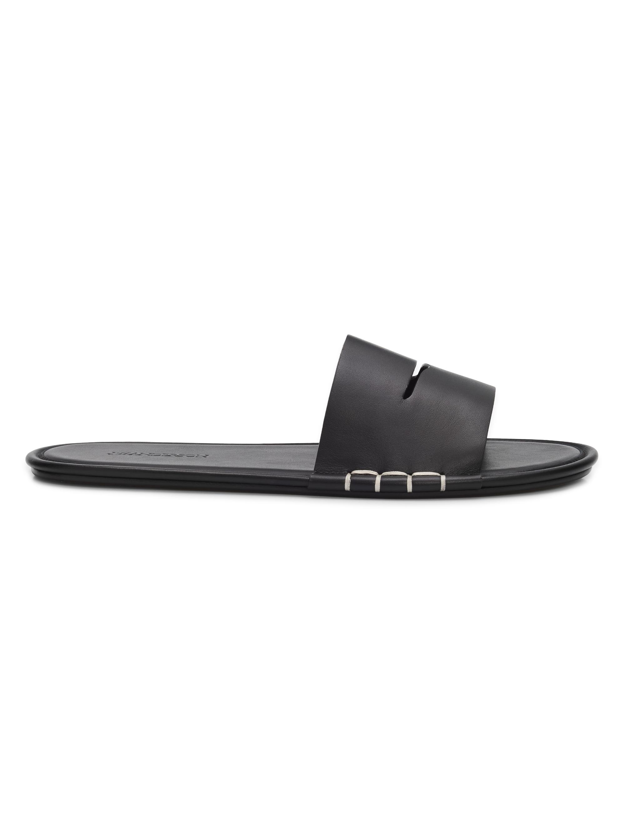 Valentino Garavani VLTN Rubber Slider Sandals | Saks Fifth Avenue