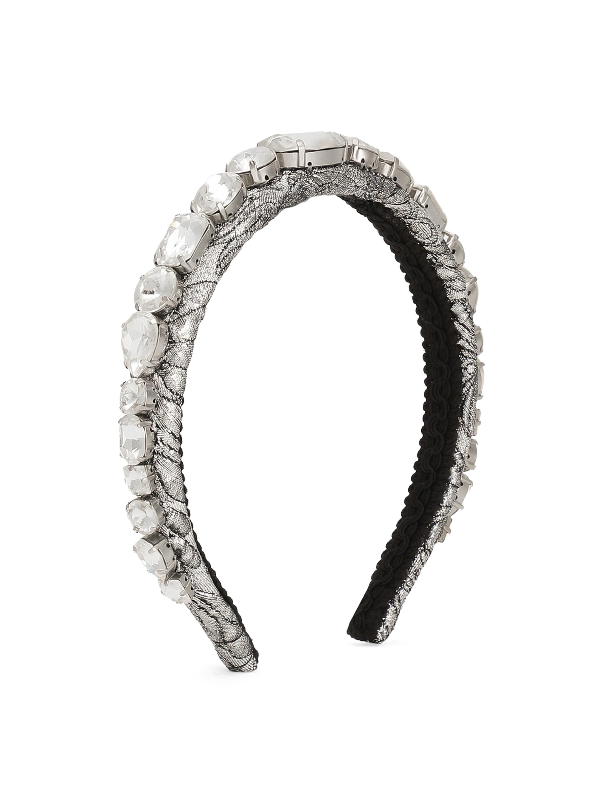 Dolce & Gabbana Women's Metallic Jacquard & Crystal Headband - Embroidery