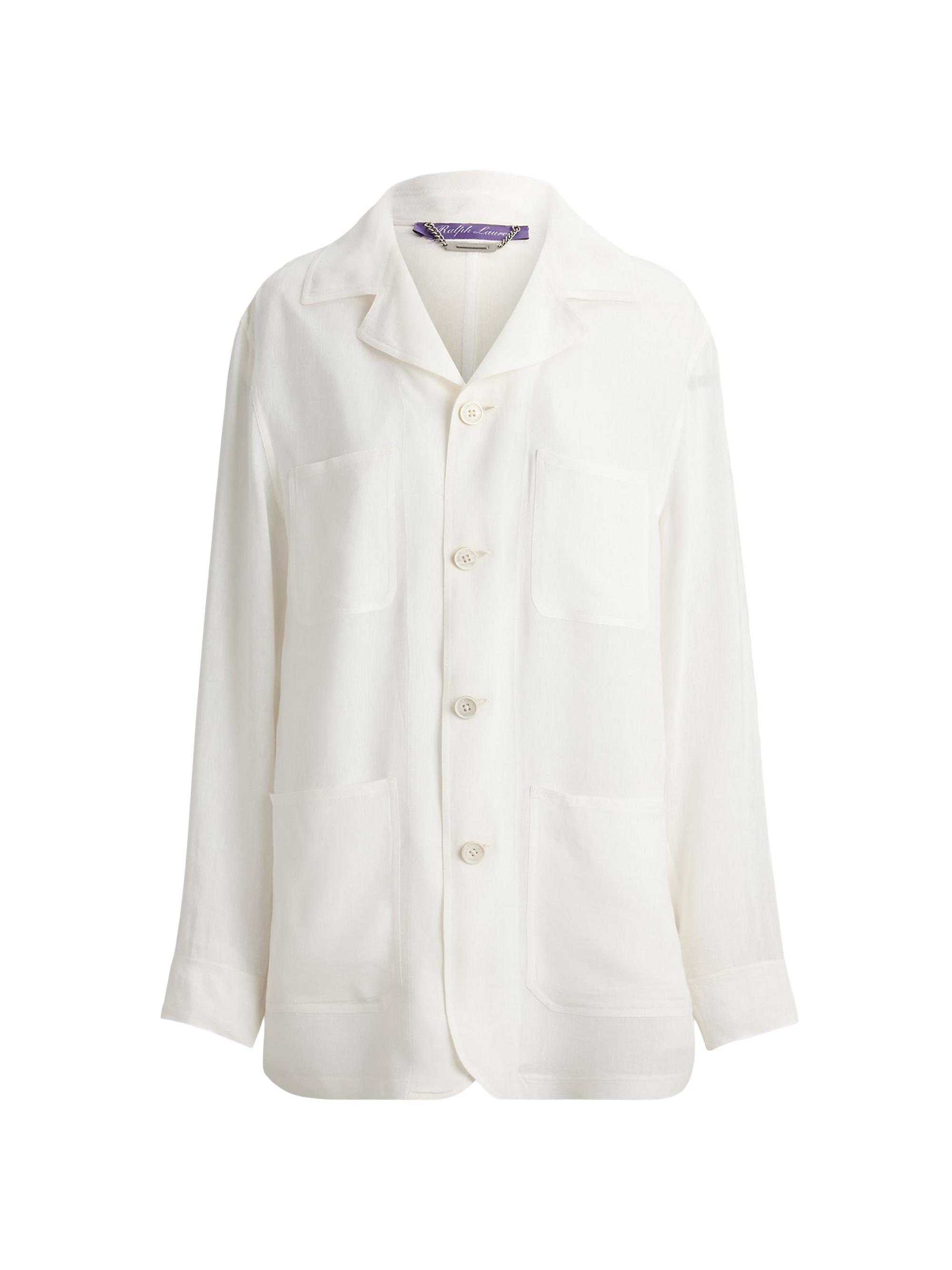 Ralph Lauren Collection Women's Trish Linen Voile Jacket - Cream