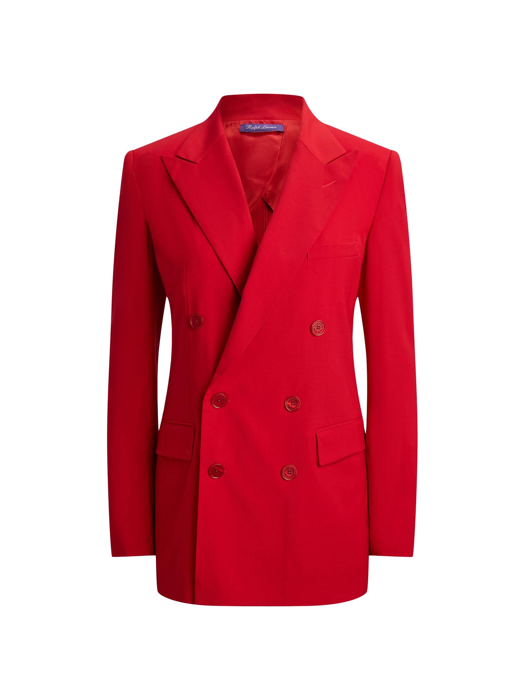 Ralph Lauren Collection Women's Ramona Wool-Blend Jacket - Bright Red