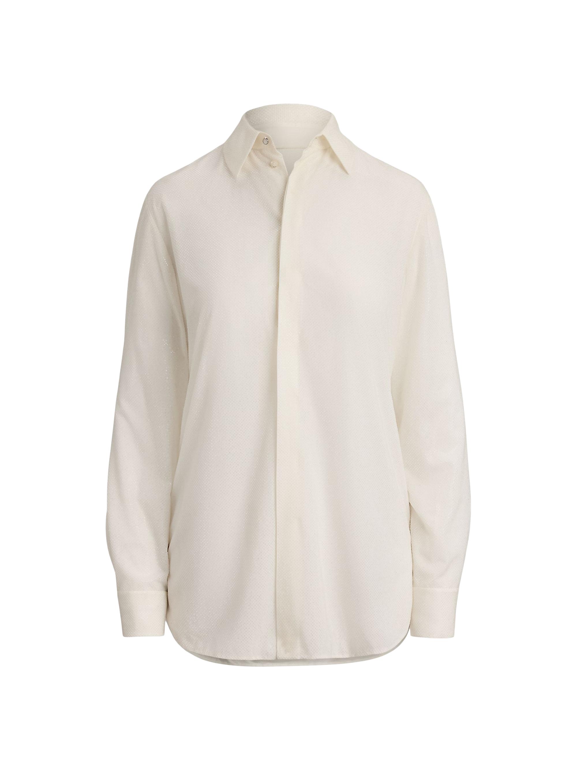 Polo Ralph Lauren Silk Classic-Fit Shirt | Saks Fifth Avenue