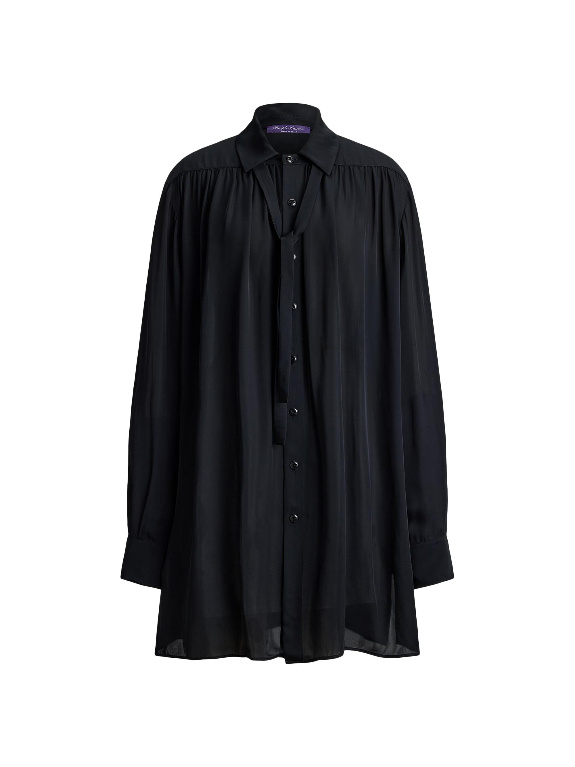 Ralph Lauren Collection Women's Karmen Satin Shirt - Black