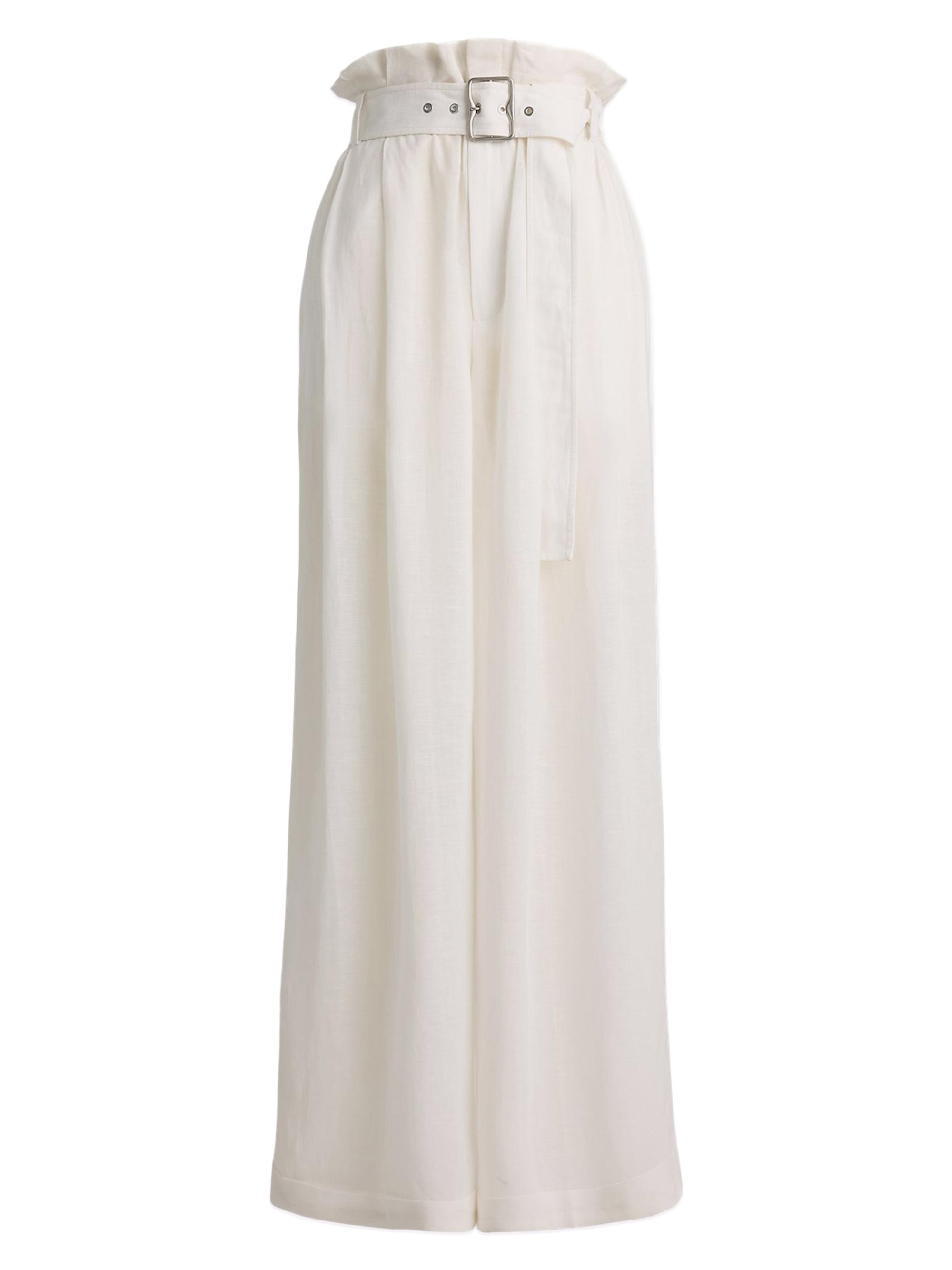 Ralph Lauren Collection Women's Alanna Voile Wide-Leg Pants - Cream