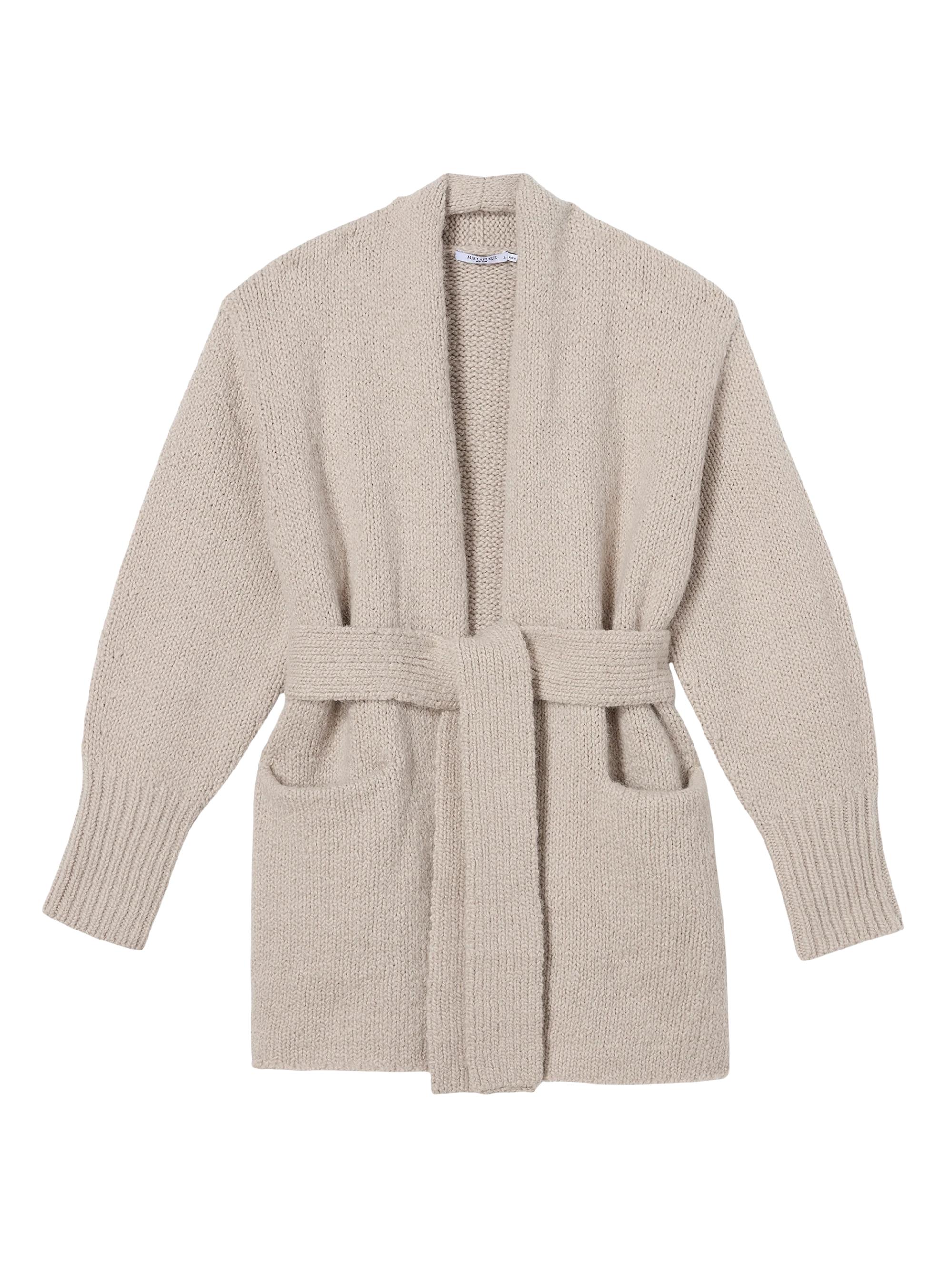 M.M.LaFleur Women's Manon Chunky Knit Cardigan - Light Beige