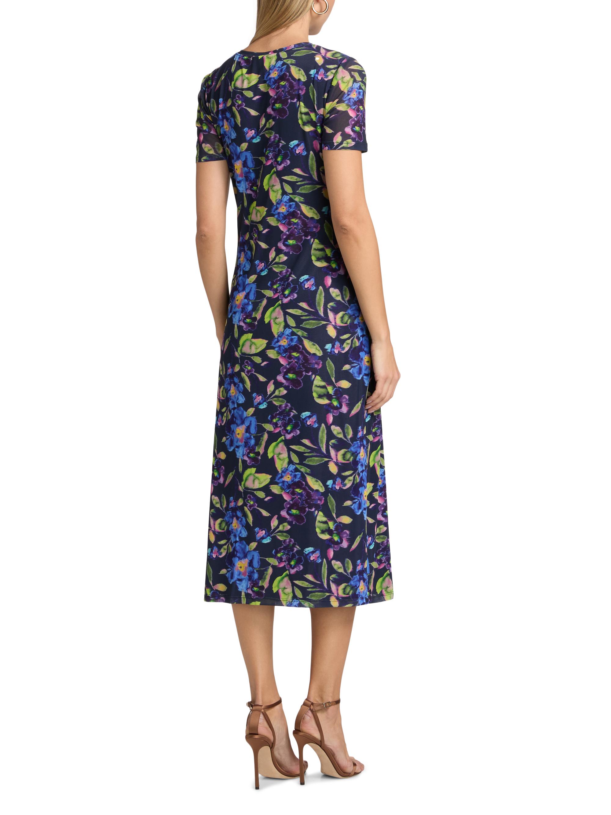 Ramy Brook Kamila Painted Floral Midi-Dress | Saks Fifth Avenue