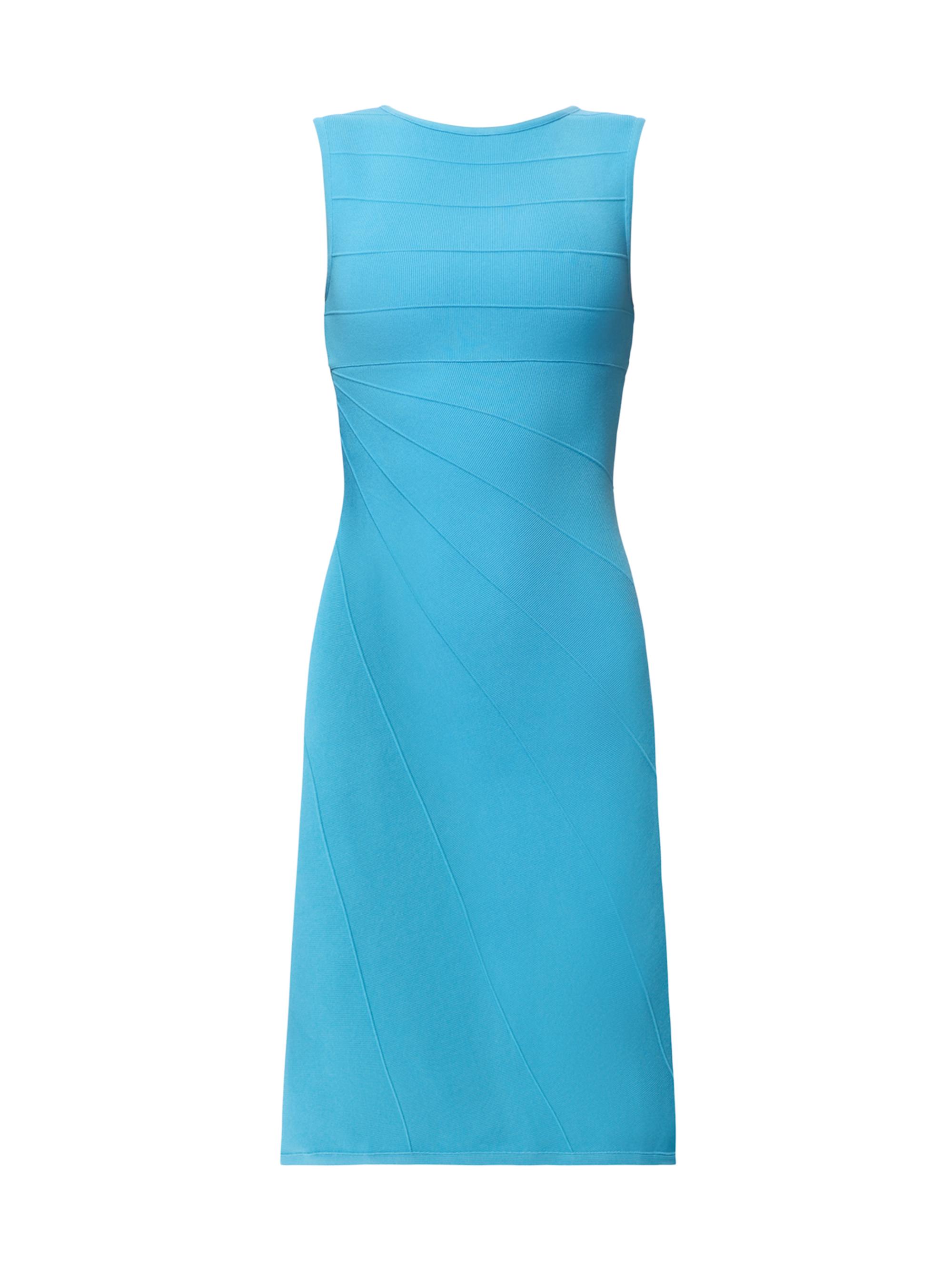 Hervé Léger Women's Rhea Compact-Knit Knee-Length Dress - Sky