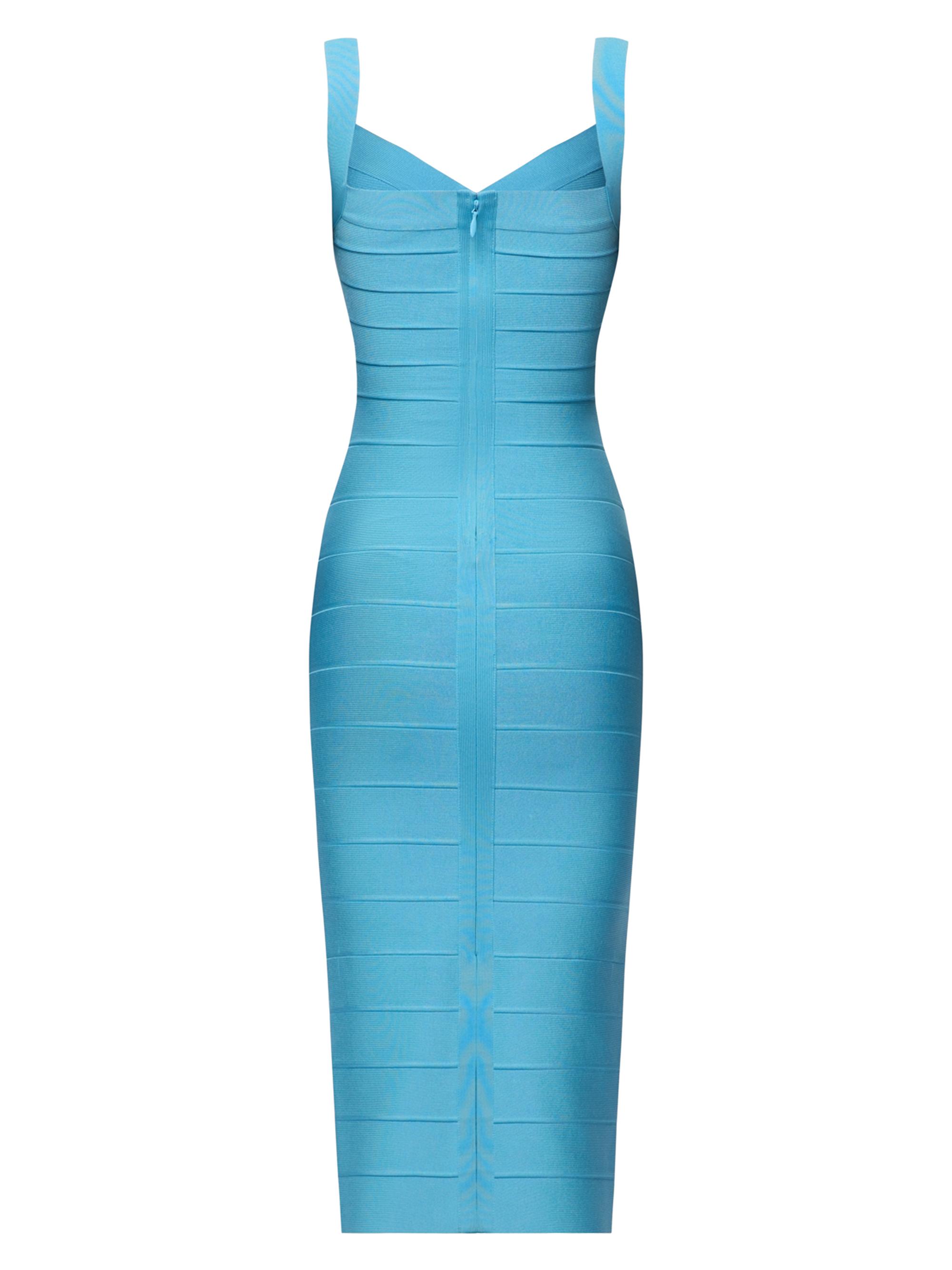 herve leger blue ombre bandage dress Herve Leger: Ombre bandage dress