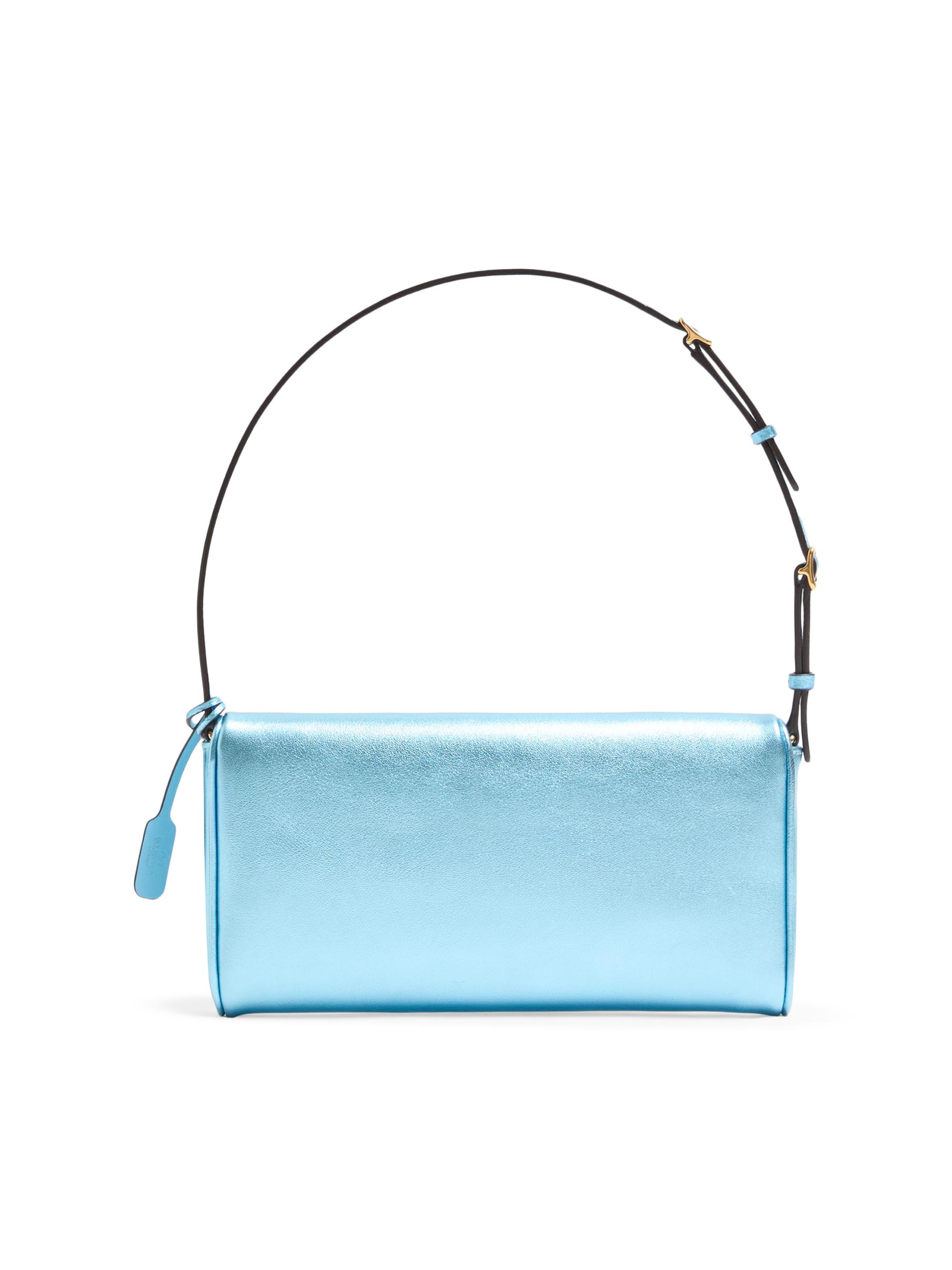 Valentino Garavani DeVain Small Shoulder Bag in Laminated Nappa