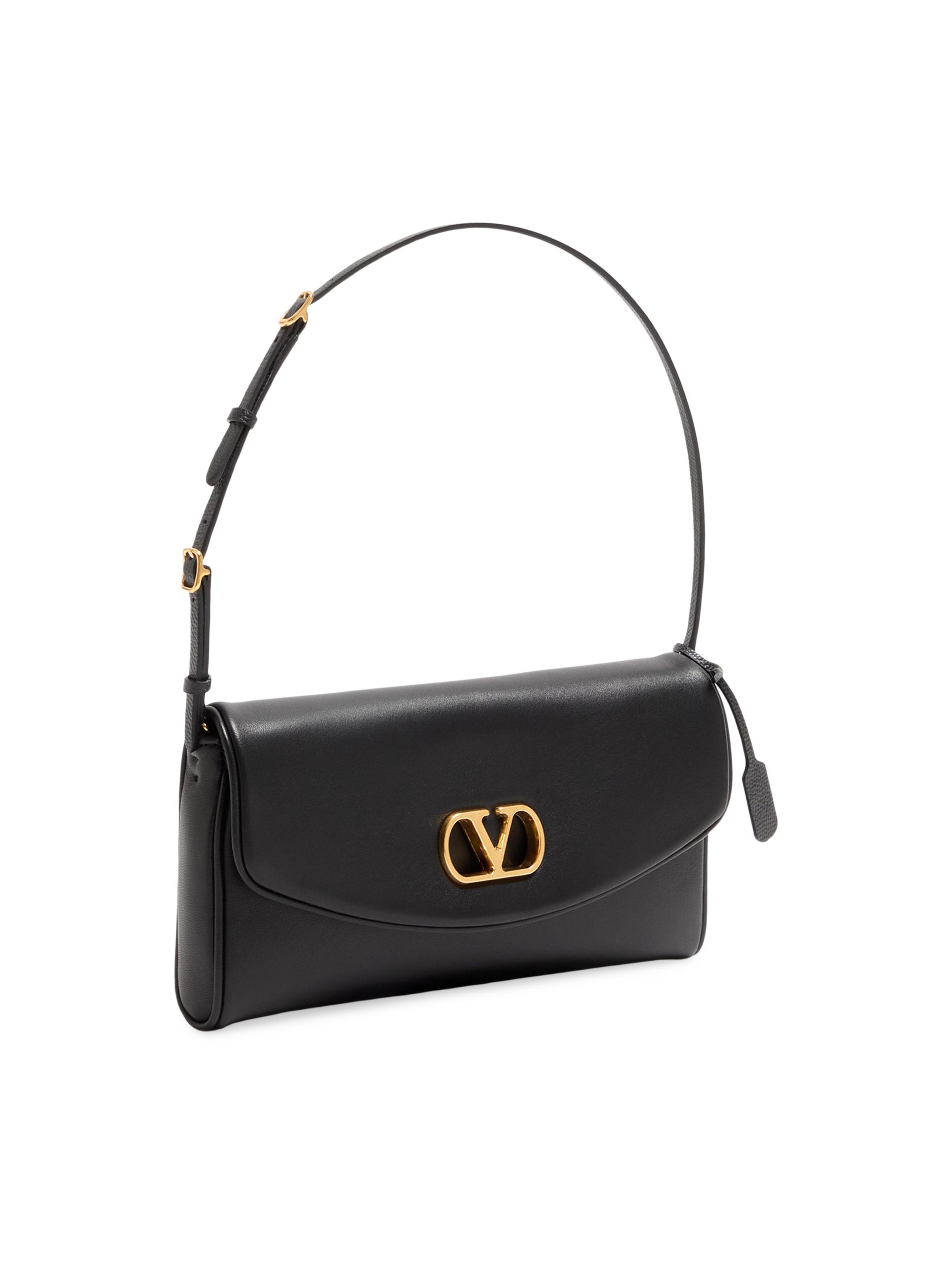 Valentino Garavani DeVain Small Nappa Shoulder Bag | Saks Fifth Avenue