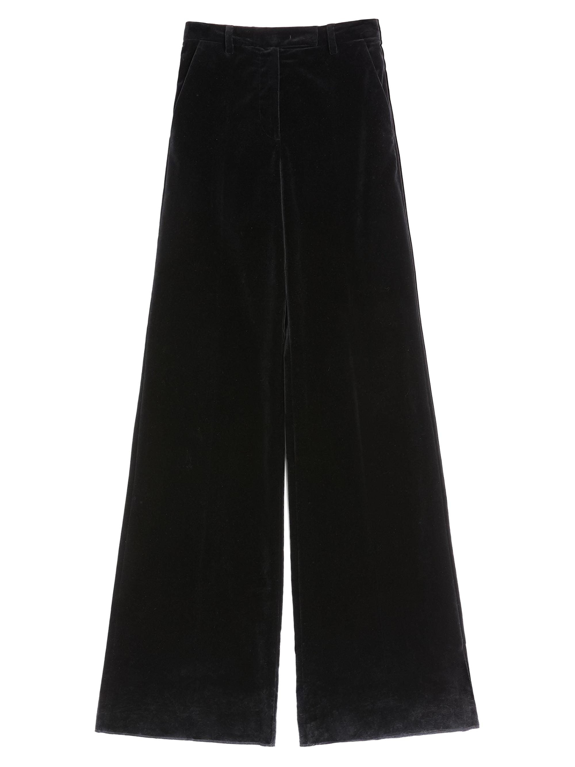 Valentino Garavani Women's Velvet Trousers - Black