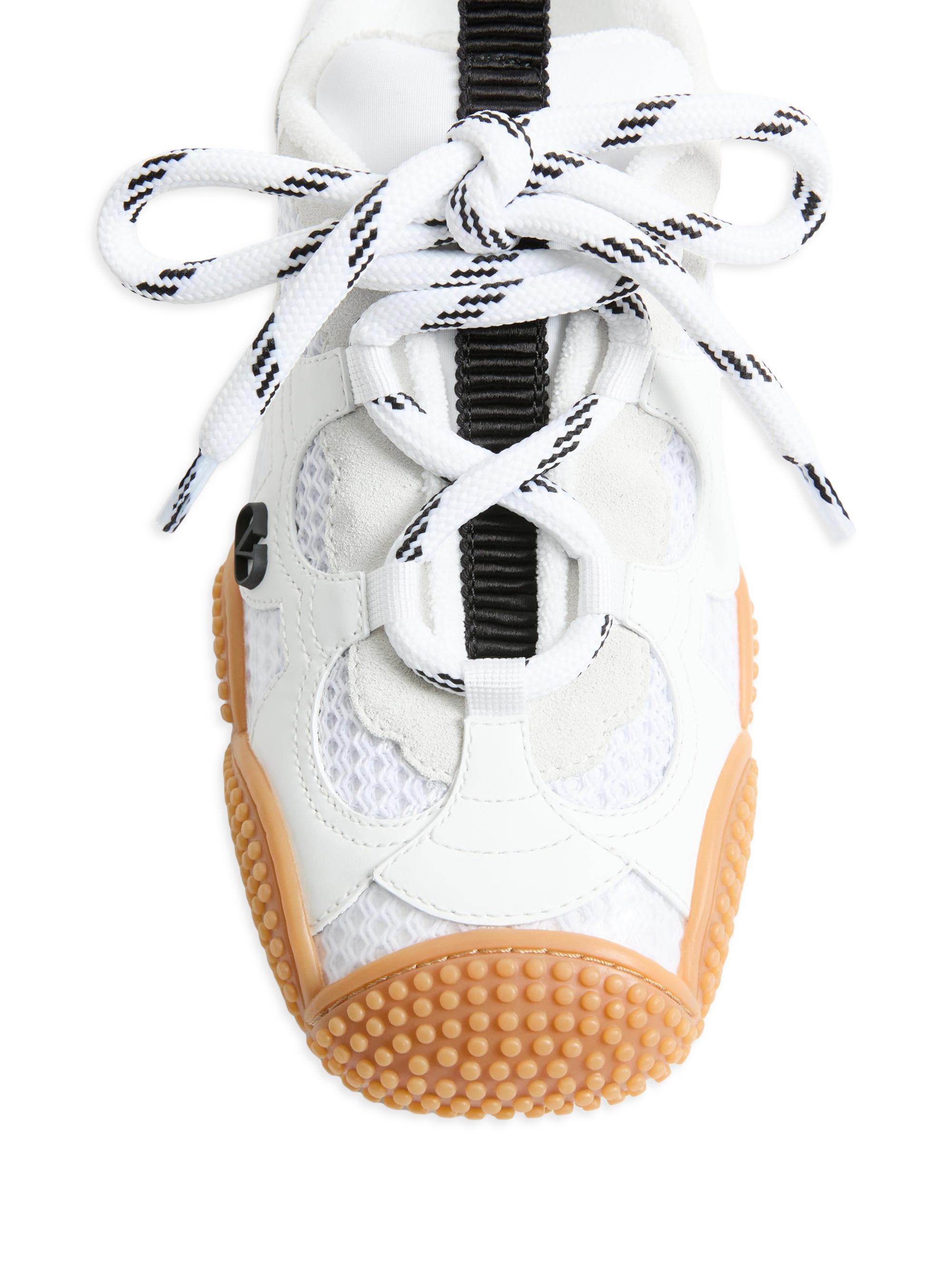 Valentino Garavani Amphibia Sneakers in Rubberized Calfskin and